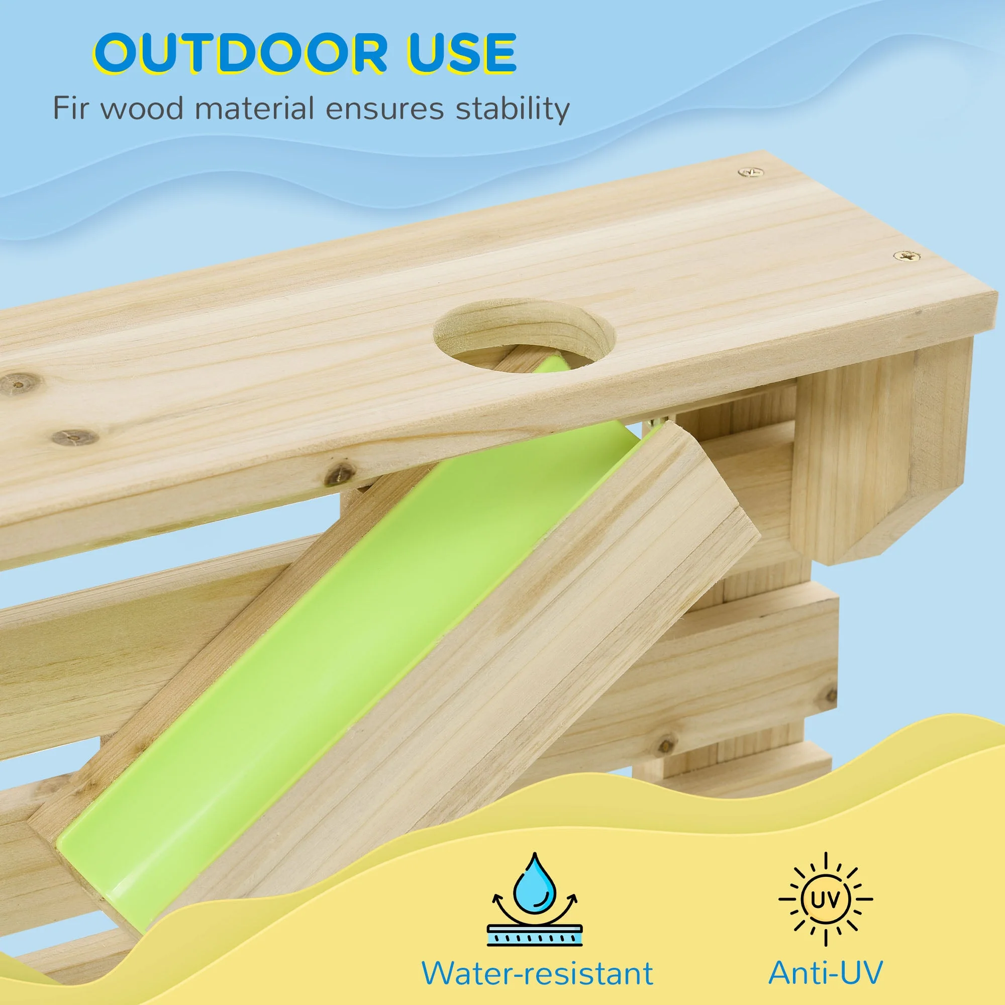 Outdoor Kids Running Water and Sand Playset - Image 4