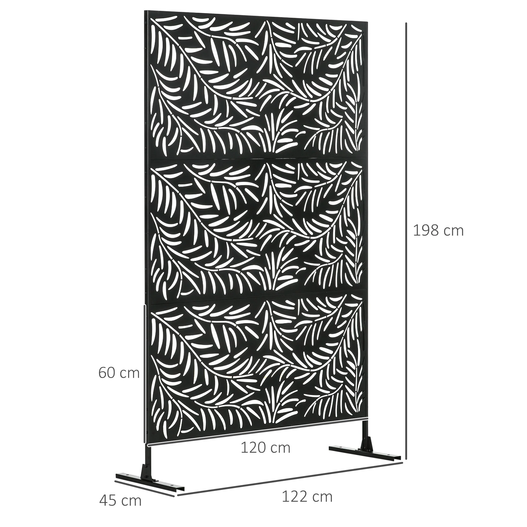 Outdoor Privacy Screen with Stand and Ground Stakes - Image 2