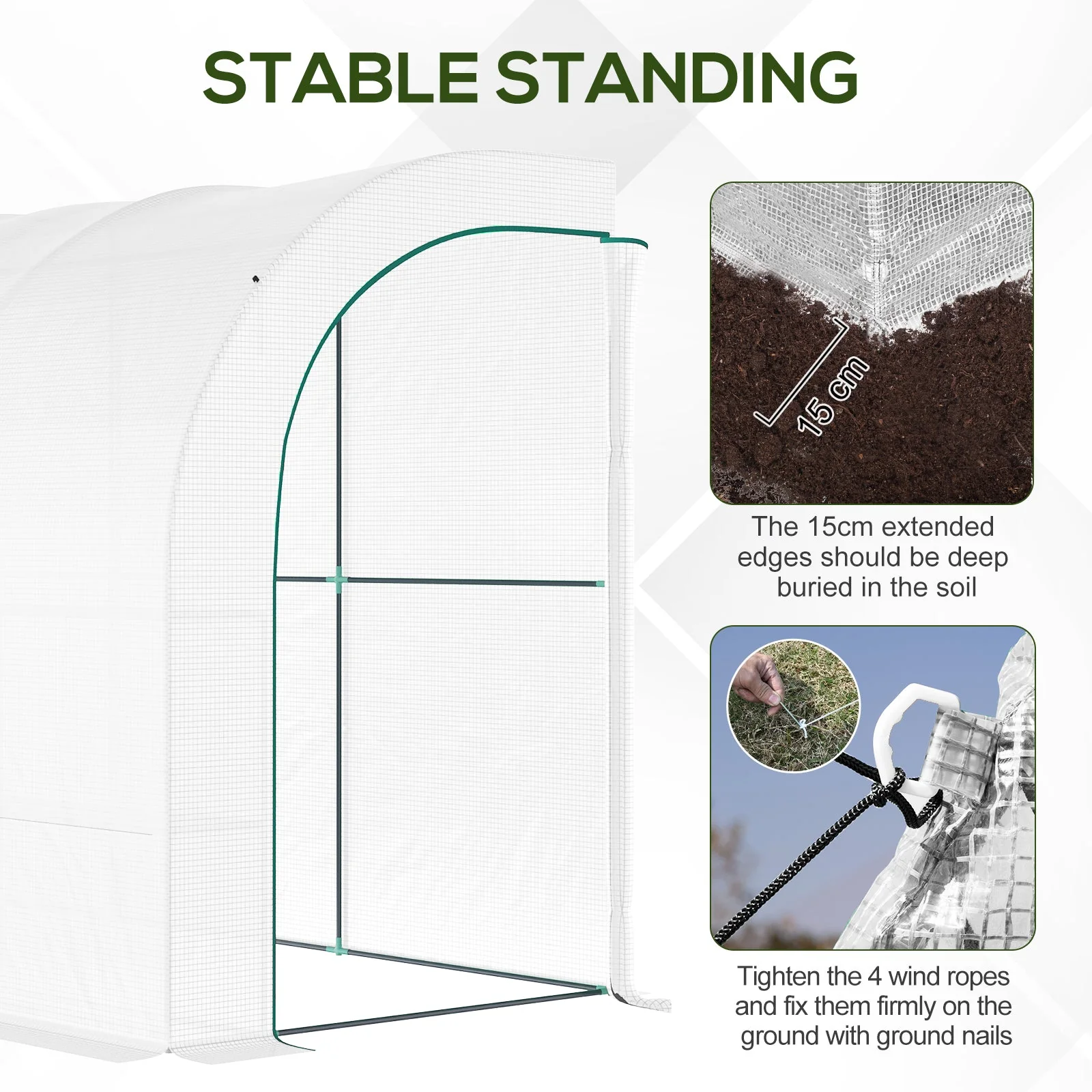Outdoor Walk-In Greenhouse - Image 4
