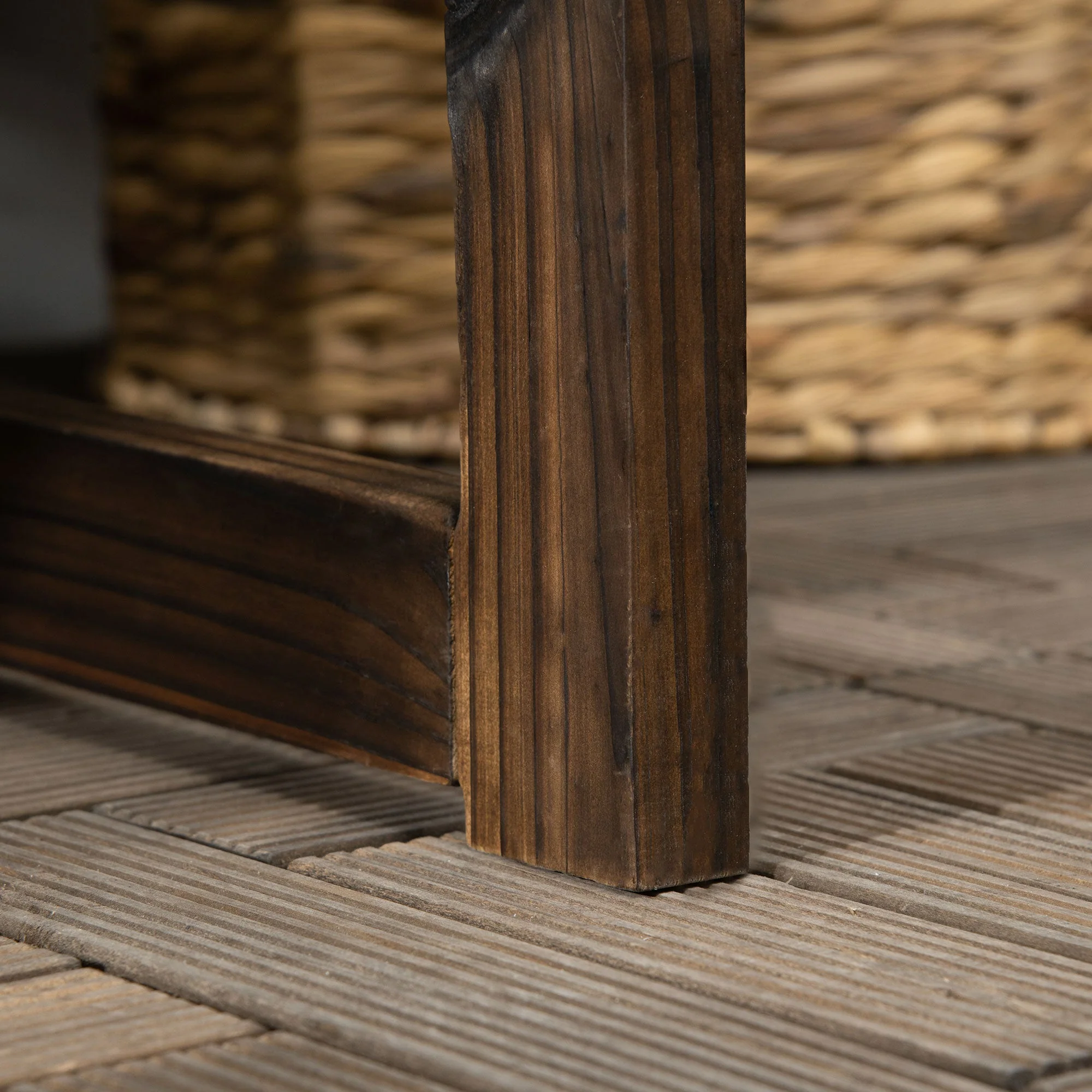 Outdoor Wooden Garden Bench - Image 9