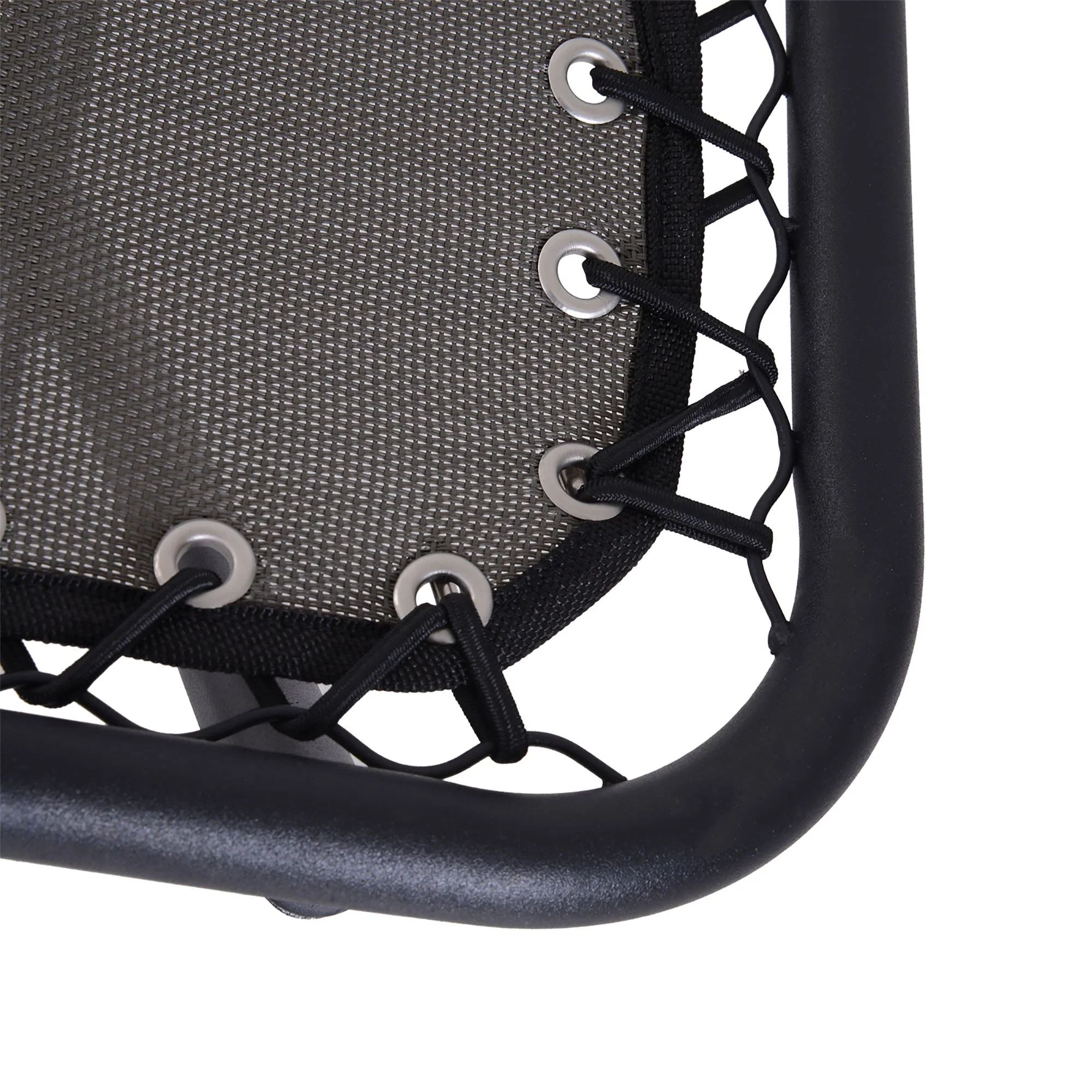 Outdoor Zero Gravity Chair w/ Head Pillow for Patio Decking Gardens Camping Grey - Image 8