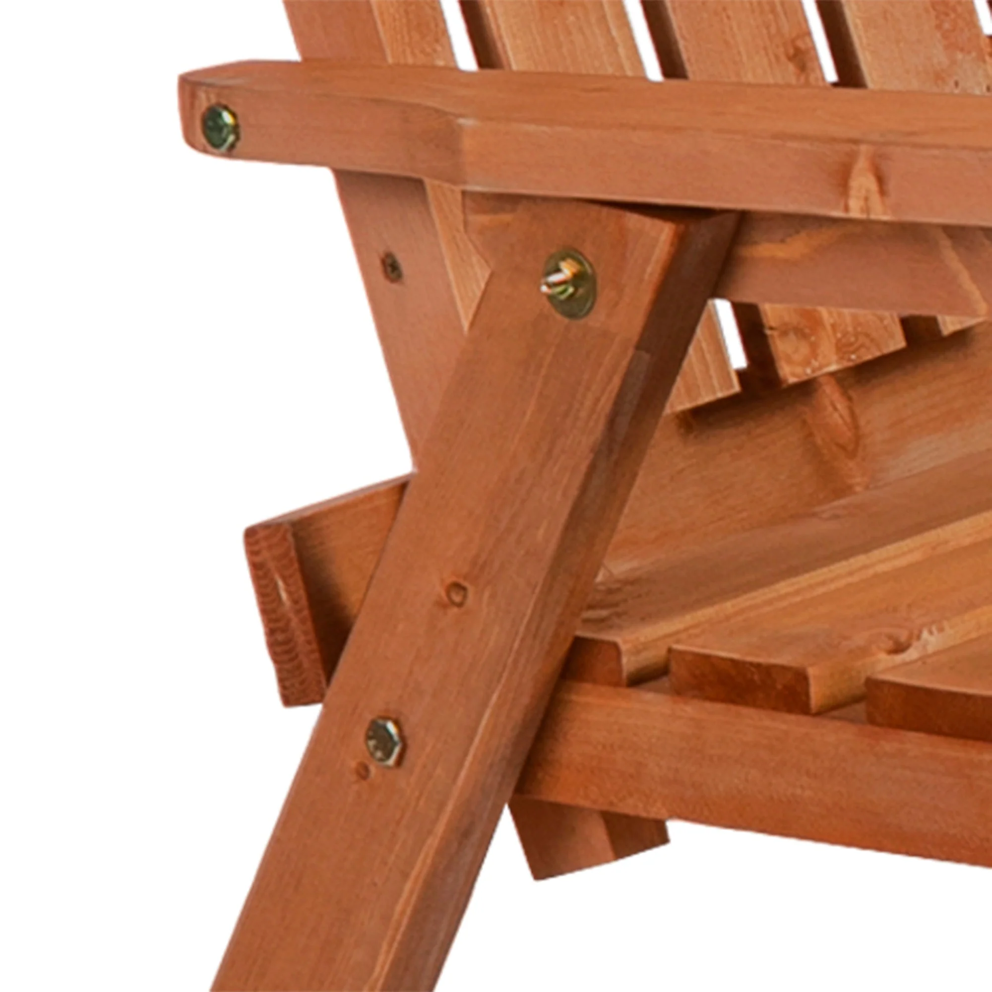 Outsunny 2-Seater Fir Wood Bench w/ Centre Table - Image 8