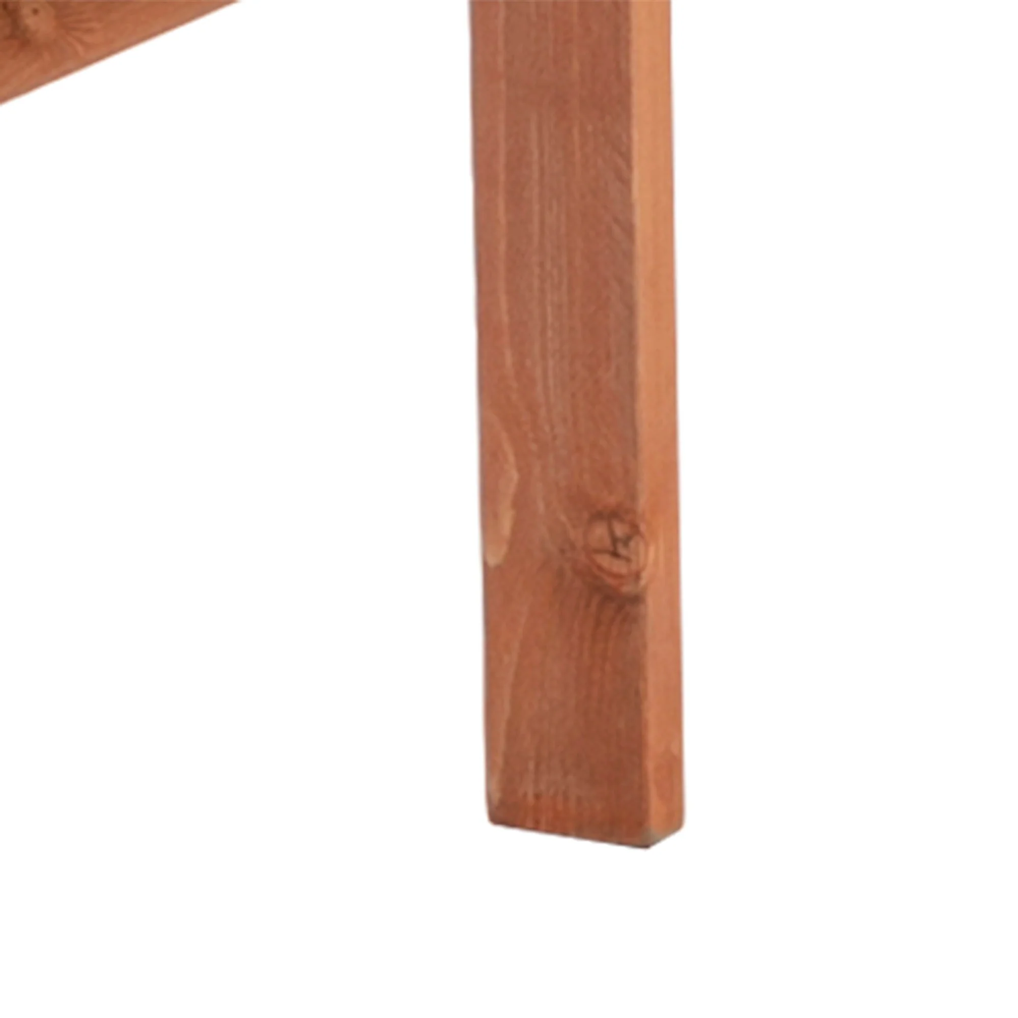 Outsunny 2-Seater Fir Wood Bench w/ Centre Table - Image 9