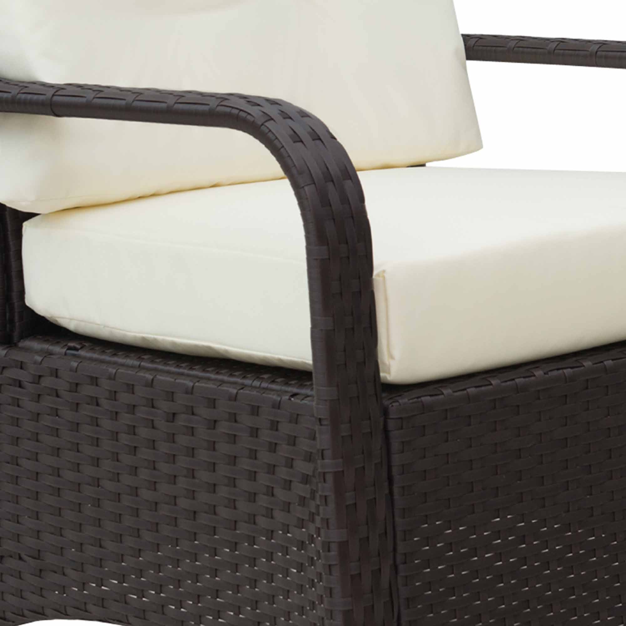 Outsunny 3 Pieces Outdoor Rattan Bistro Set - Image 7