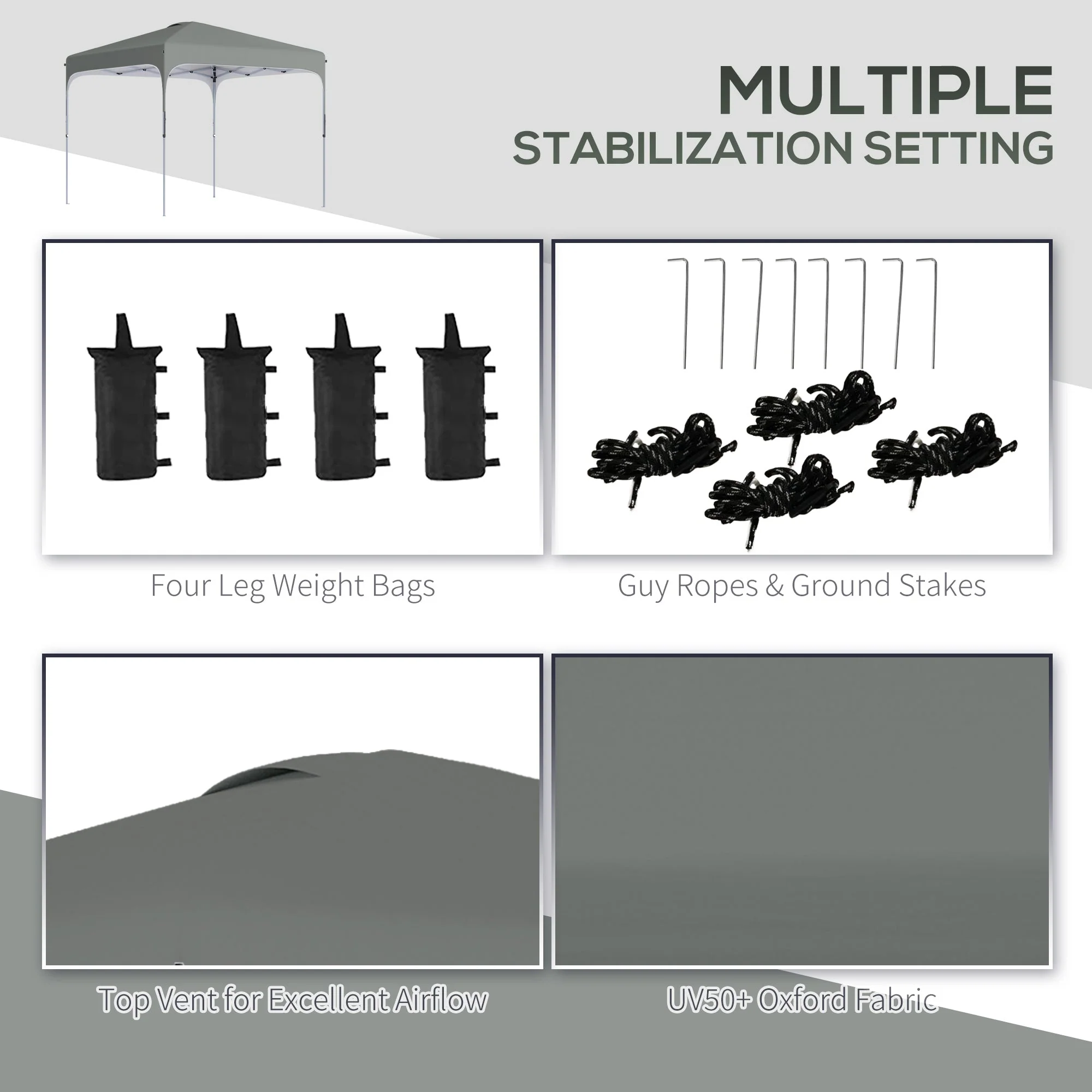 Outsunny 3 x 3 (M) Pop Up Gazebo - Image 7