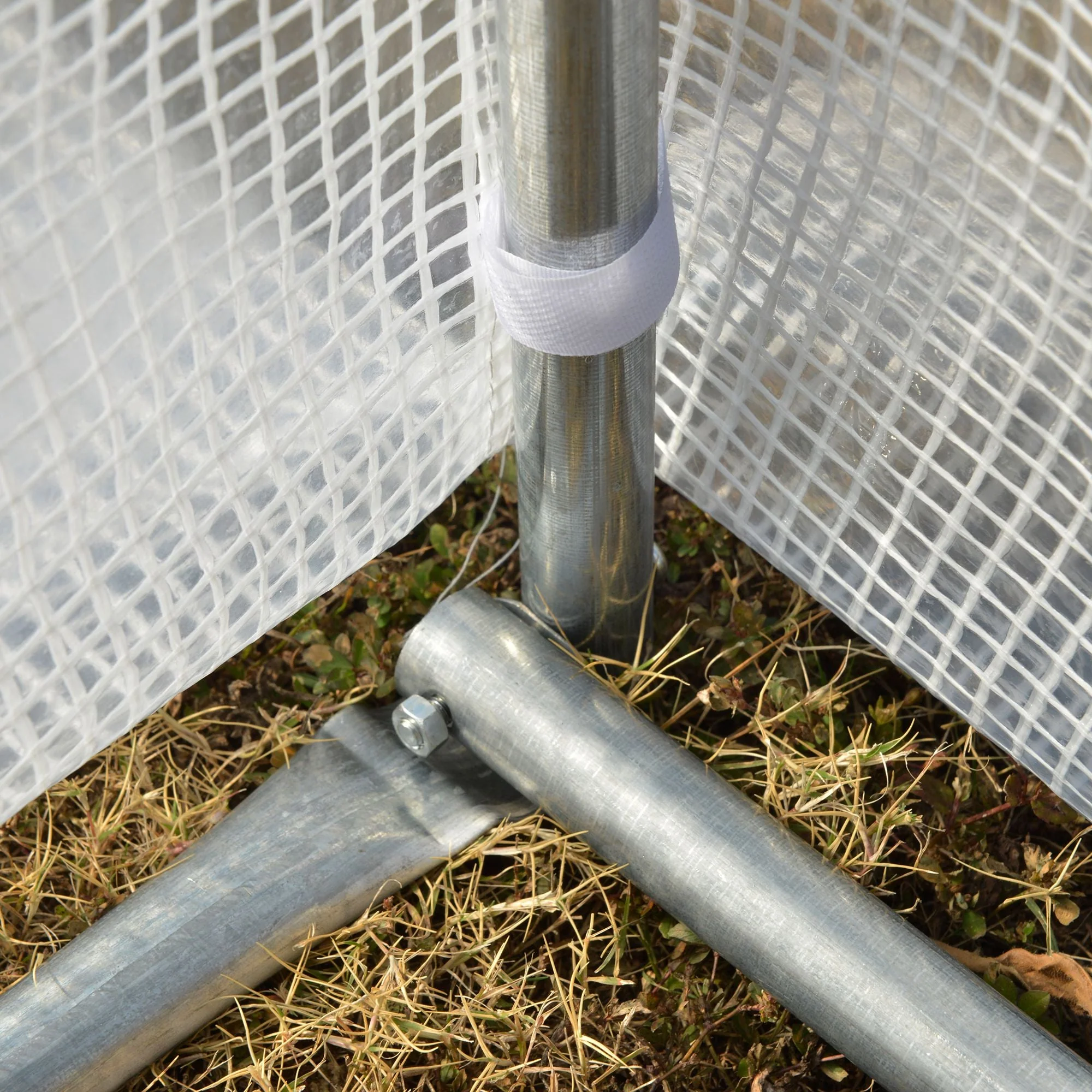 Outsunny 3 X 3 X 2 M Polytunnel Greenhouse - Image 8