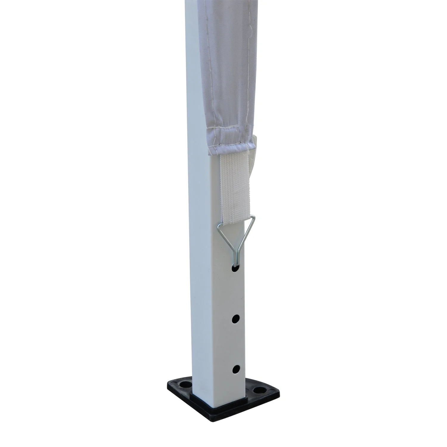 Outsunny 3 X 3M Garden Pop Up Gazebo Height Adjustable Marquee Party Tent Wedding Canopy With Carrying Bag White - Image 8