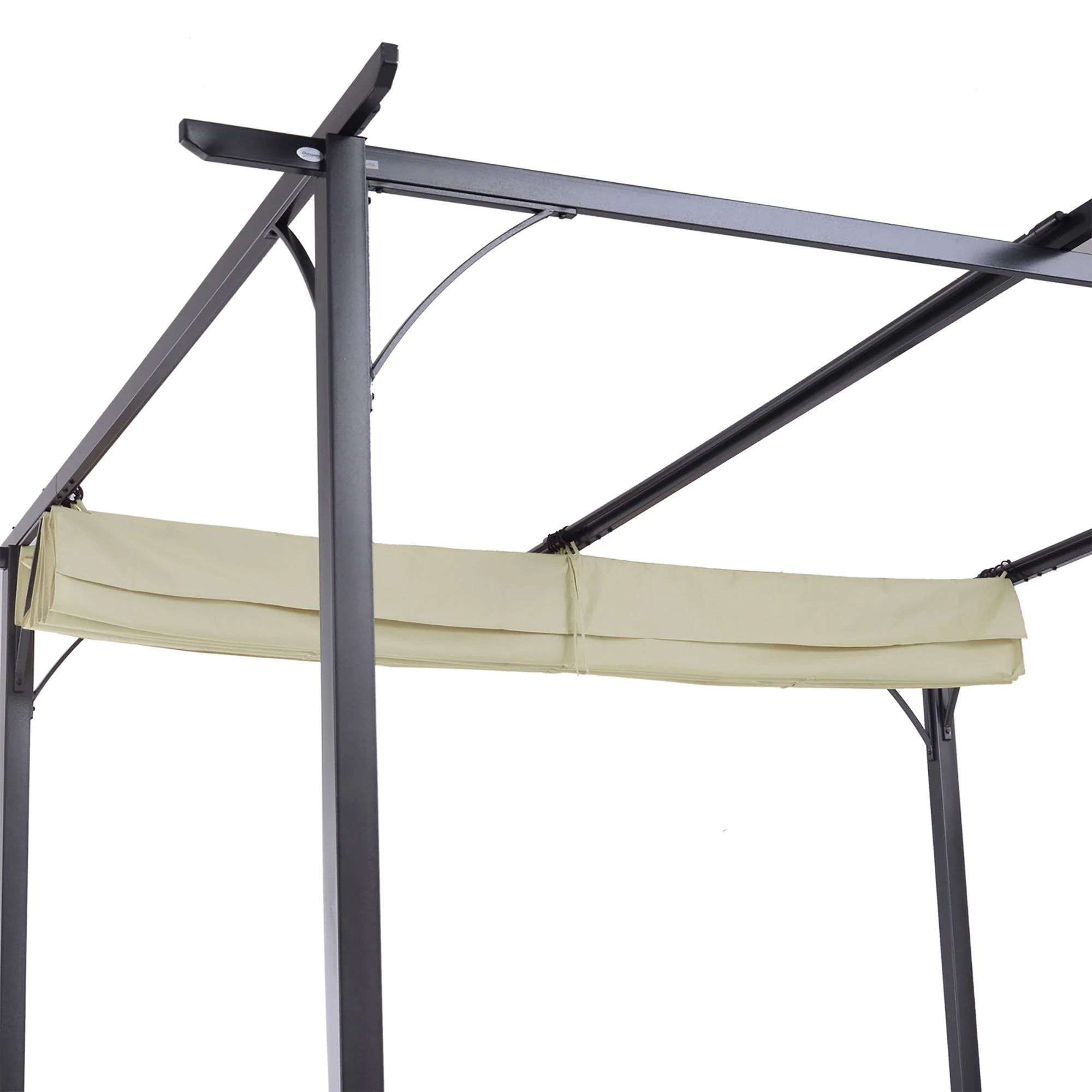 3 X 3M Metal Pergola With Retractable Roof - Image 8