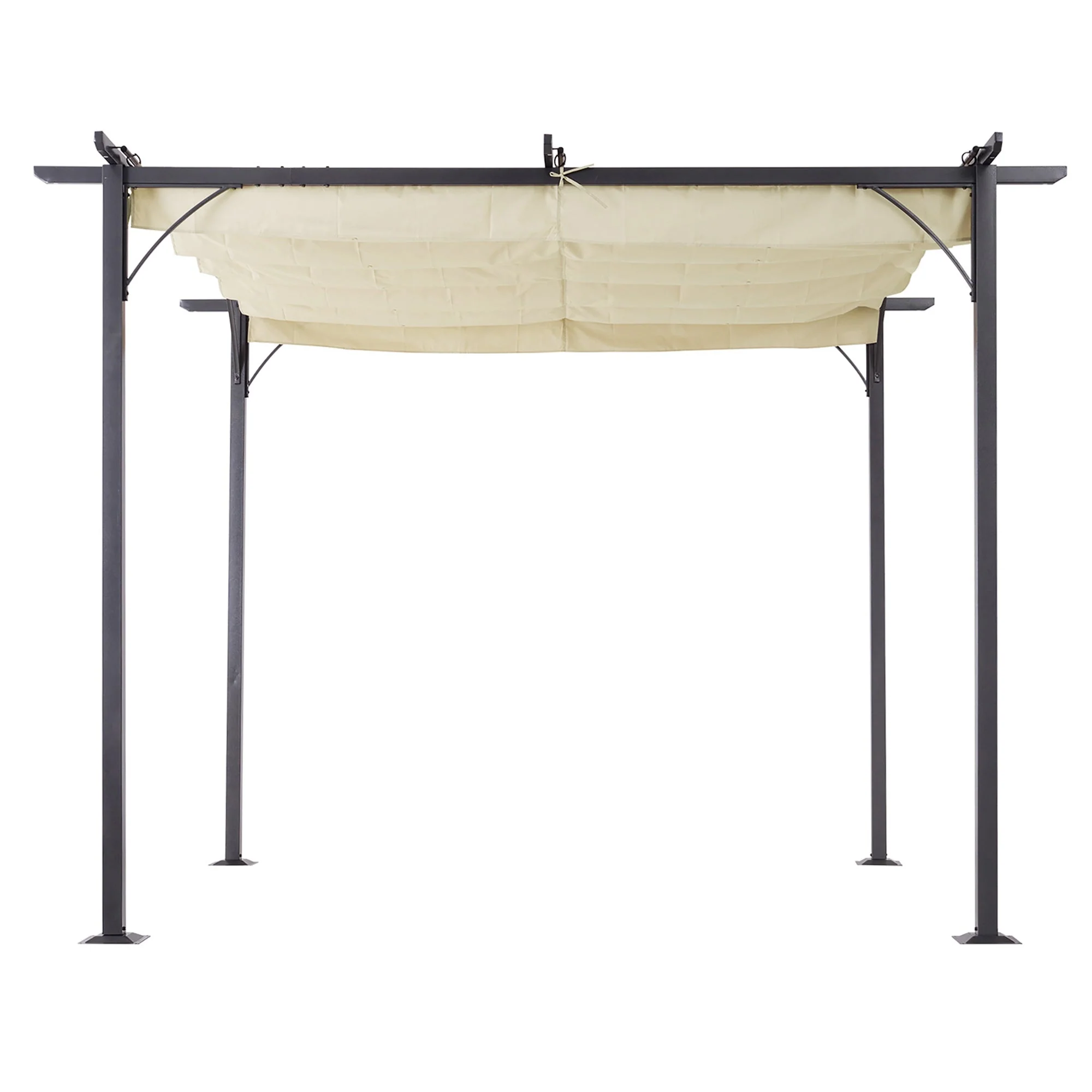 3 X 3M Metal Pergola With Retractable Roof - Image 9