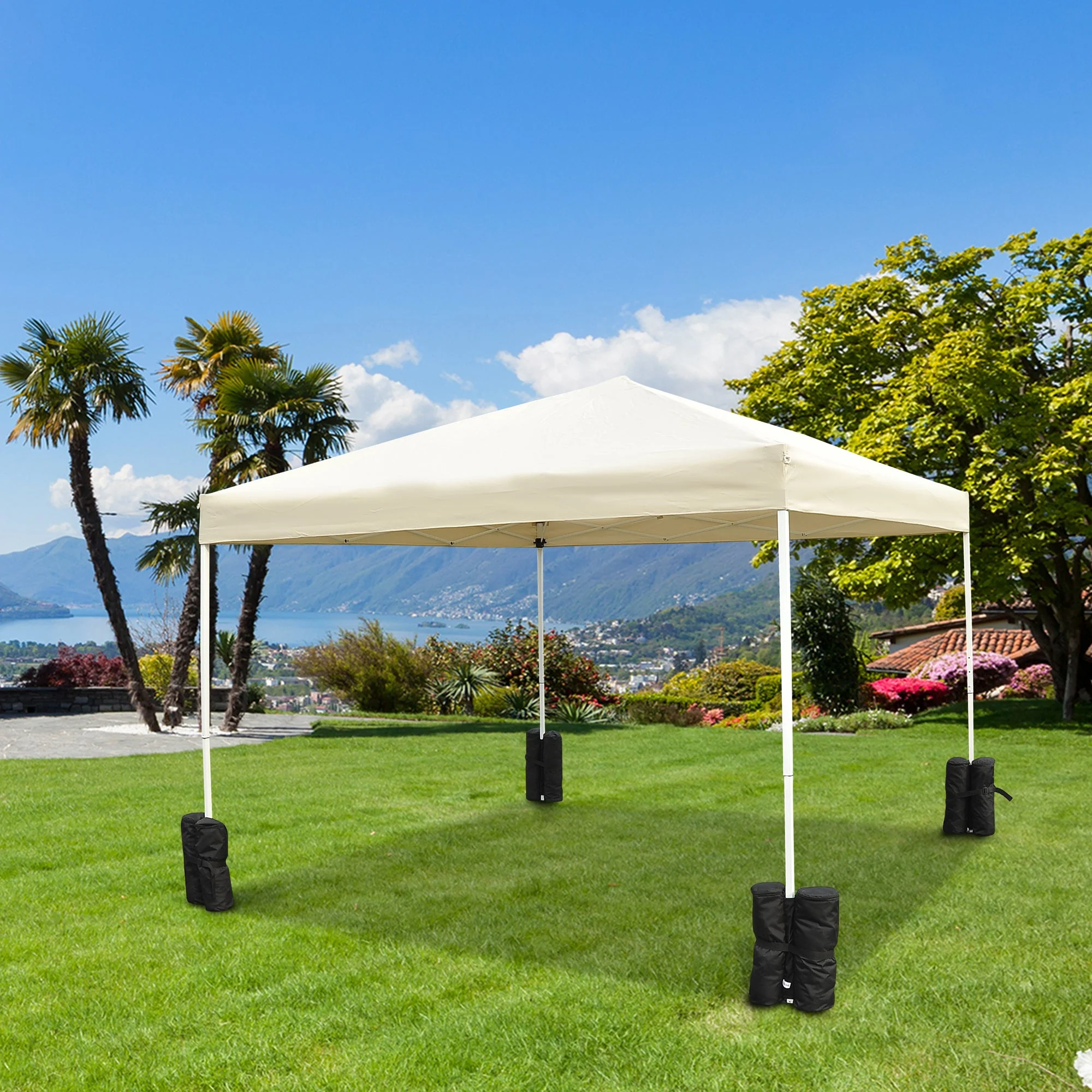 4-Piece Gazebo Weight Sand Bags Leg Weights Marquee Tent Canopy Base - Image 2