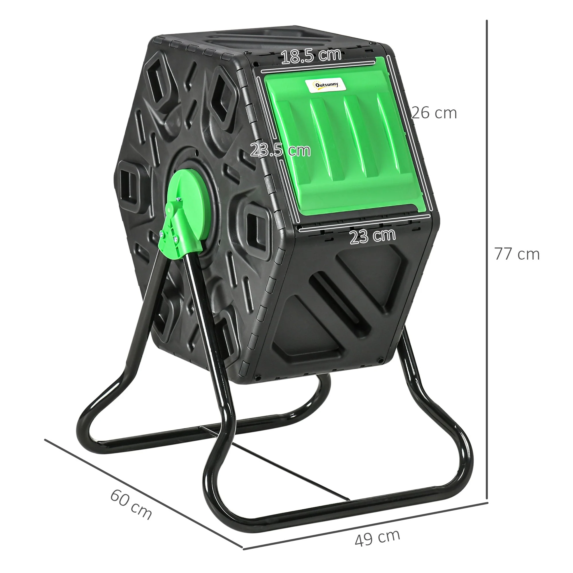 Outsunny 65L Garden Compost Bin - Image 3