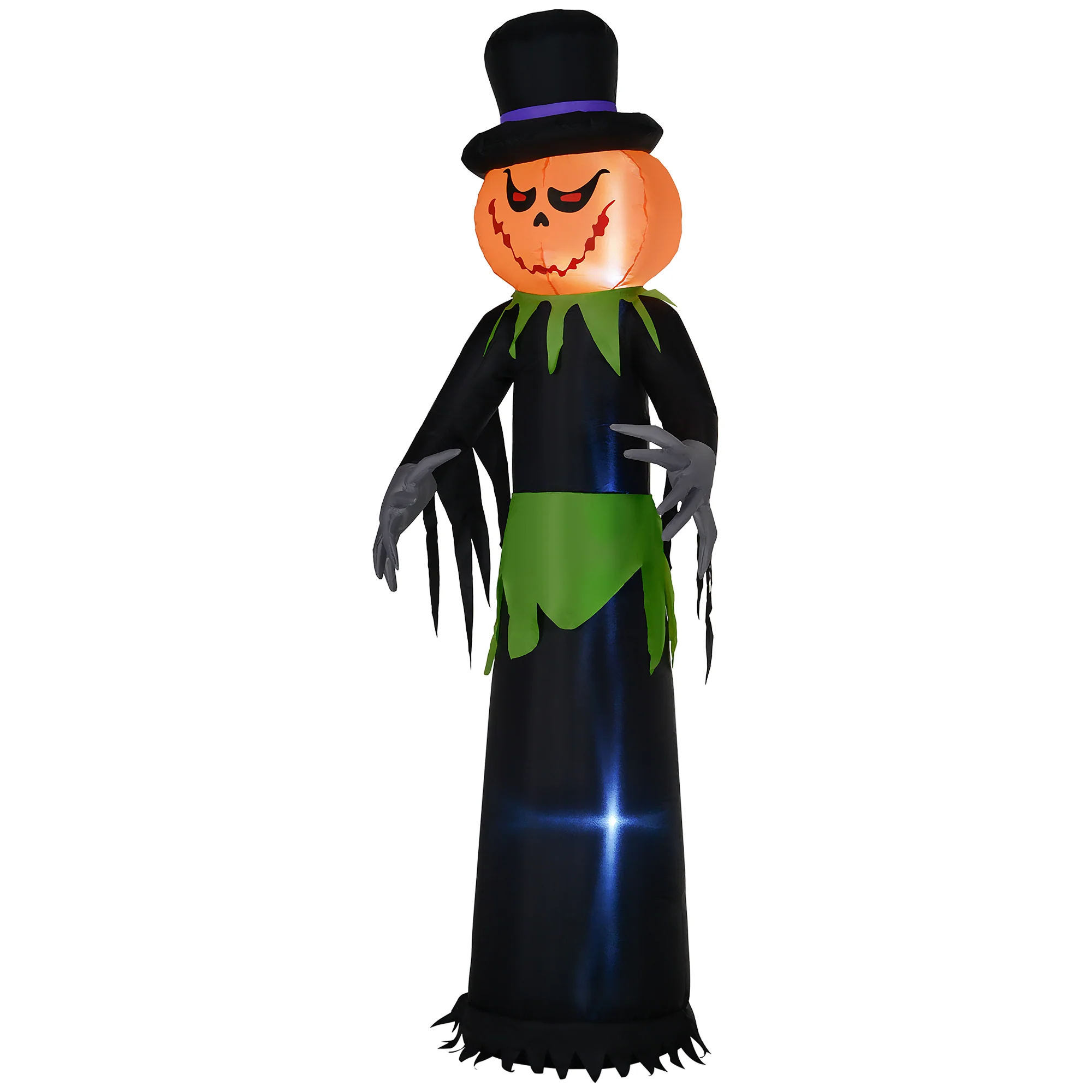 Pumpkin Man Inflatable Halloween Decoration - 250cm - Image 10