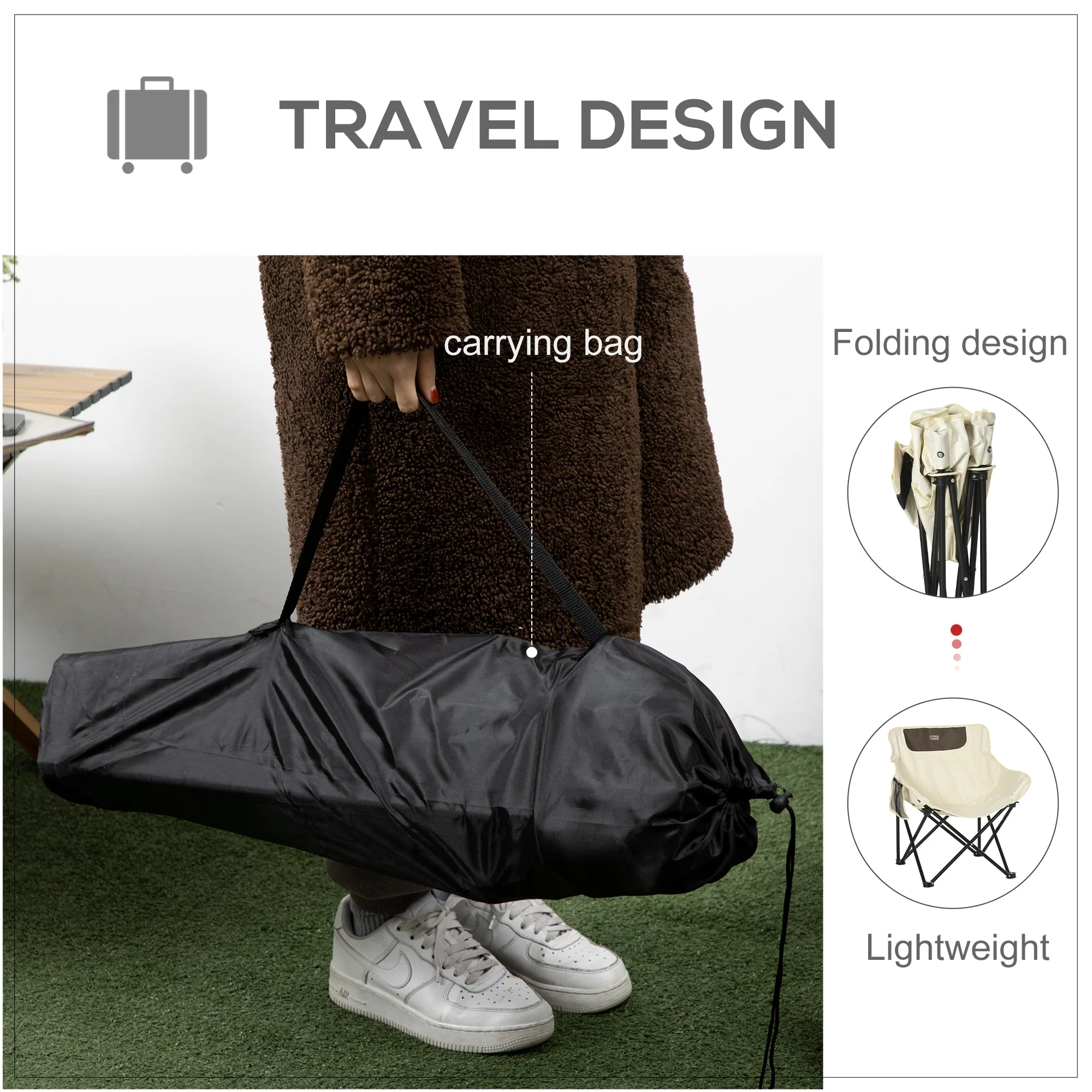 Outsunny Camping Chair - Image 4