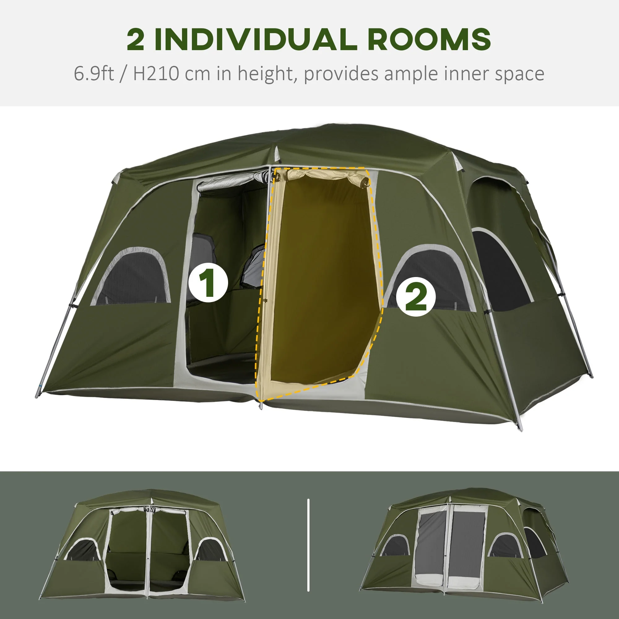 Outsunny Camping Tent - Image 7