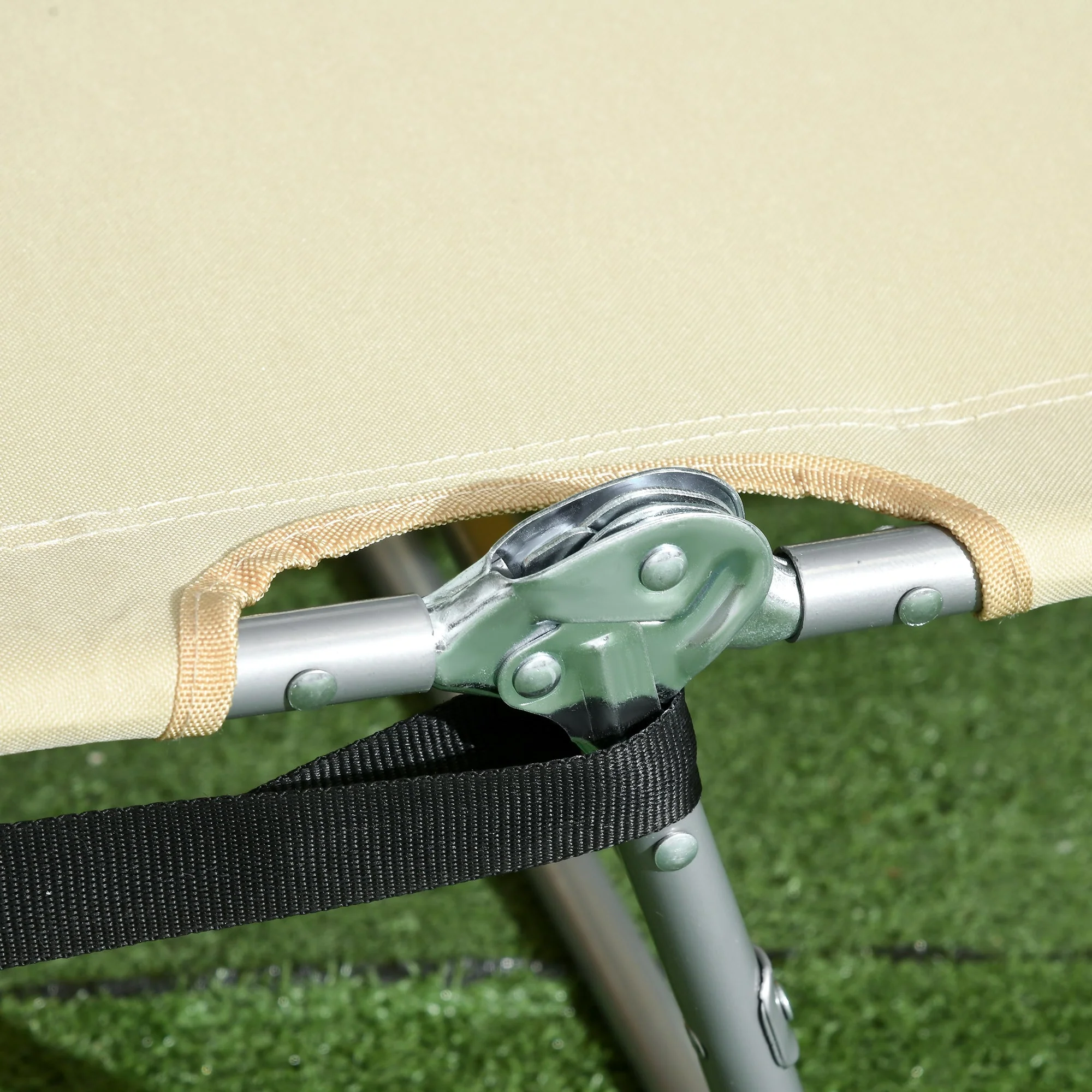 Outsunny Foldable Sun Lounger - Image 8