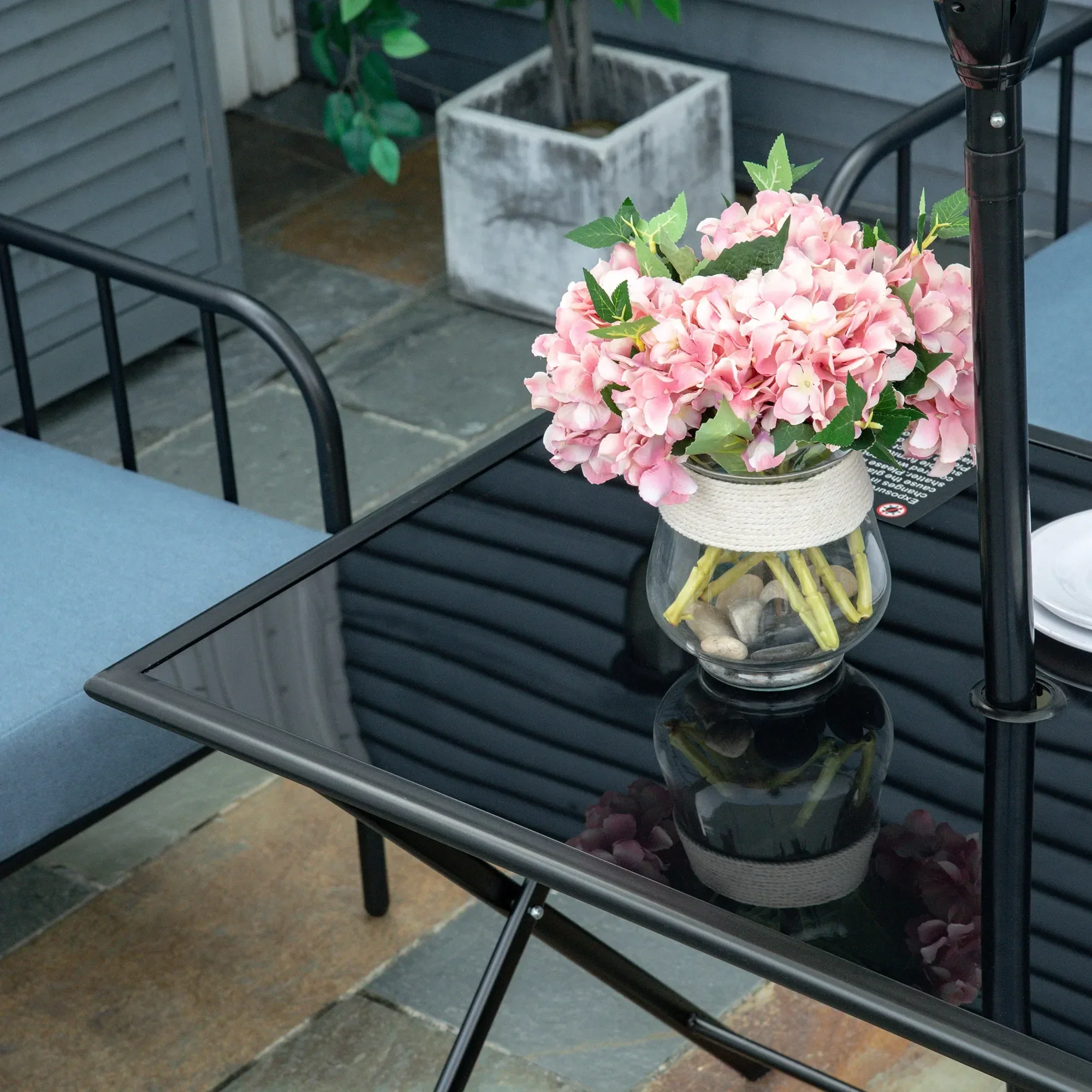 Folding Outdoor Dining Table For 6 - Image 8