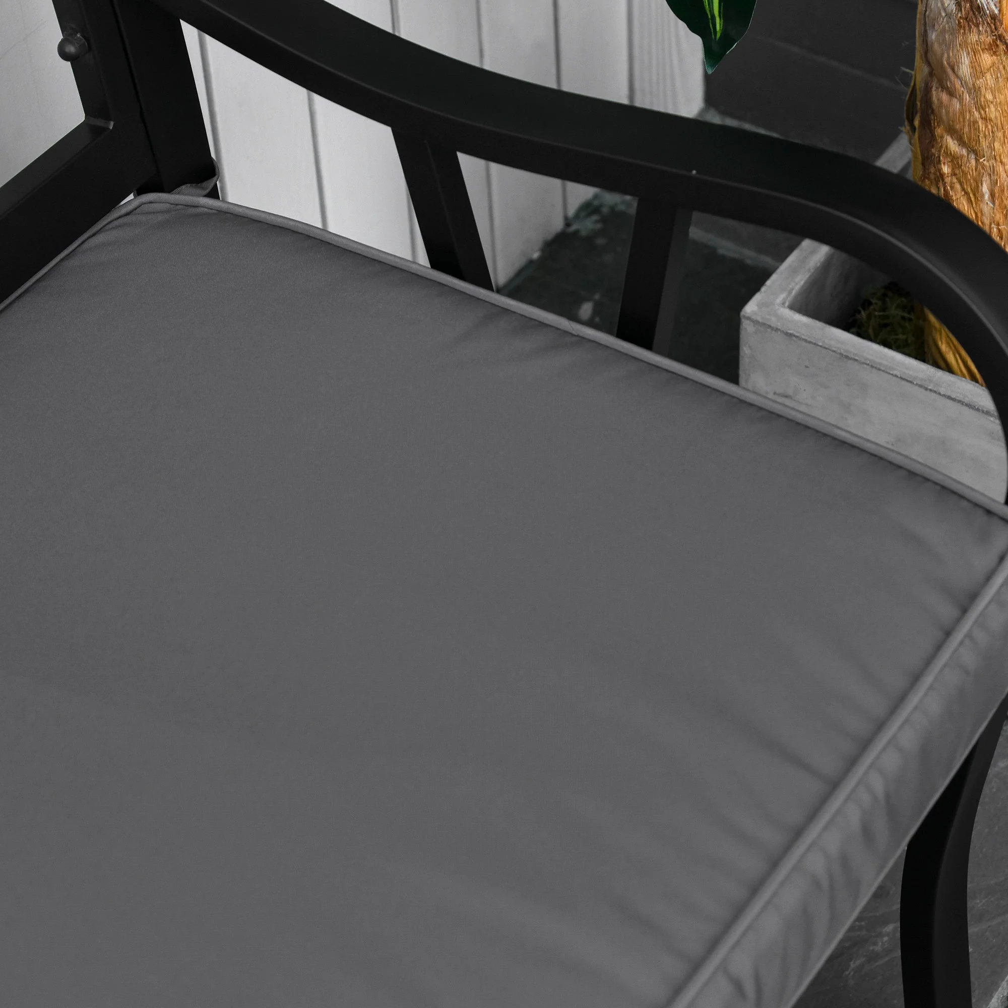 Outsunny Garden Bench Cushion 2 Seater Seat Pad for Patio Indoor & Outdoor Use - Image 7