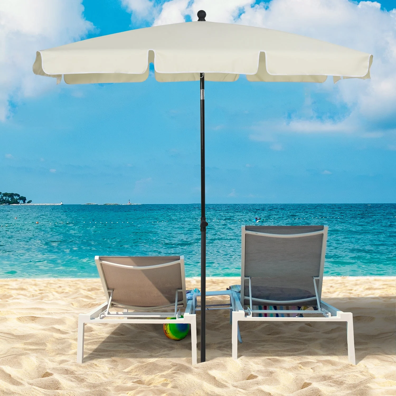 Outsunny Garden Parasol Umbrella - Image 2