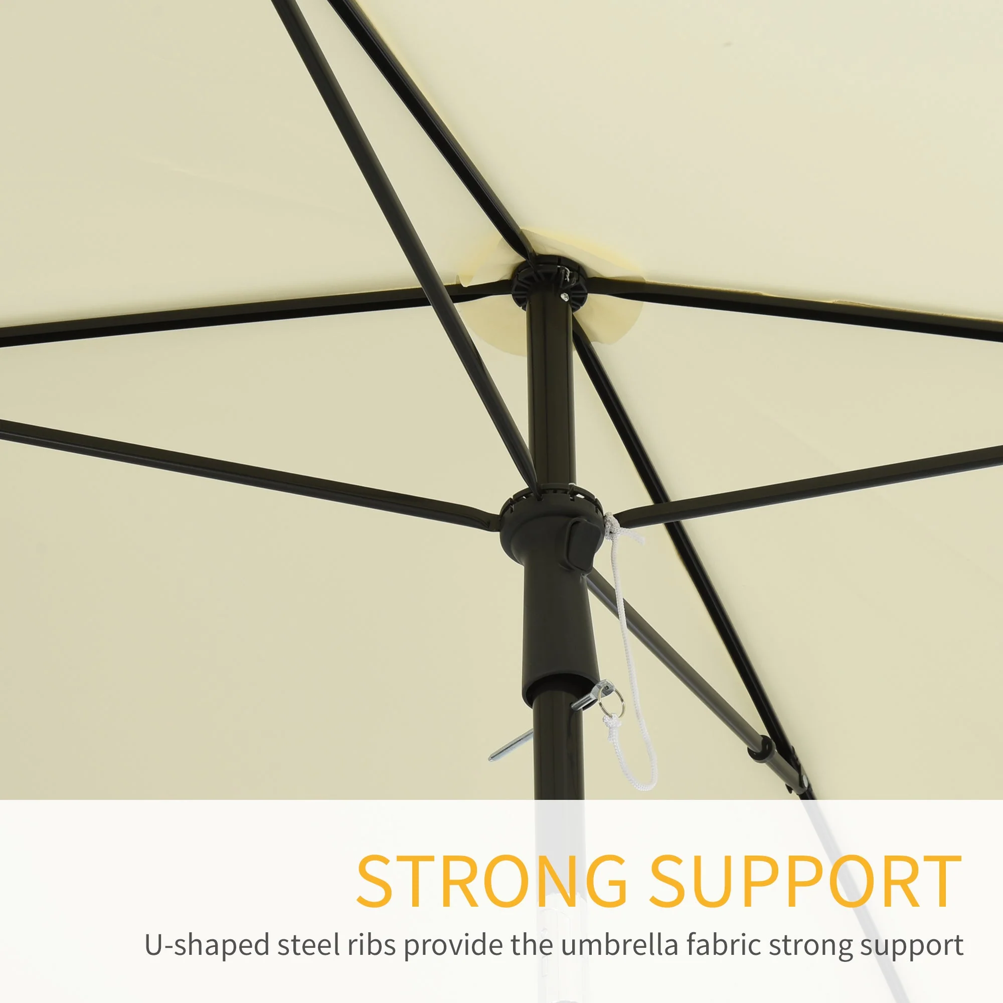 Outsunny Garden Parasol Umbrella - Image 7