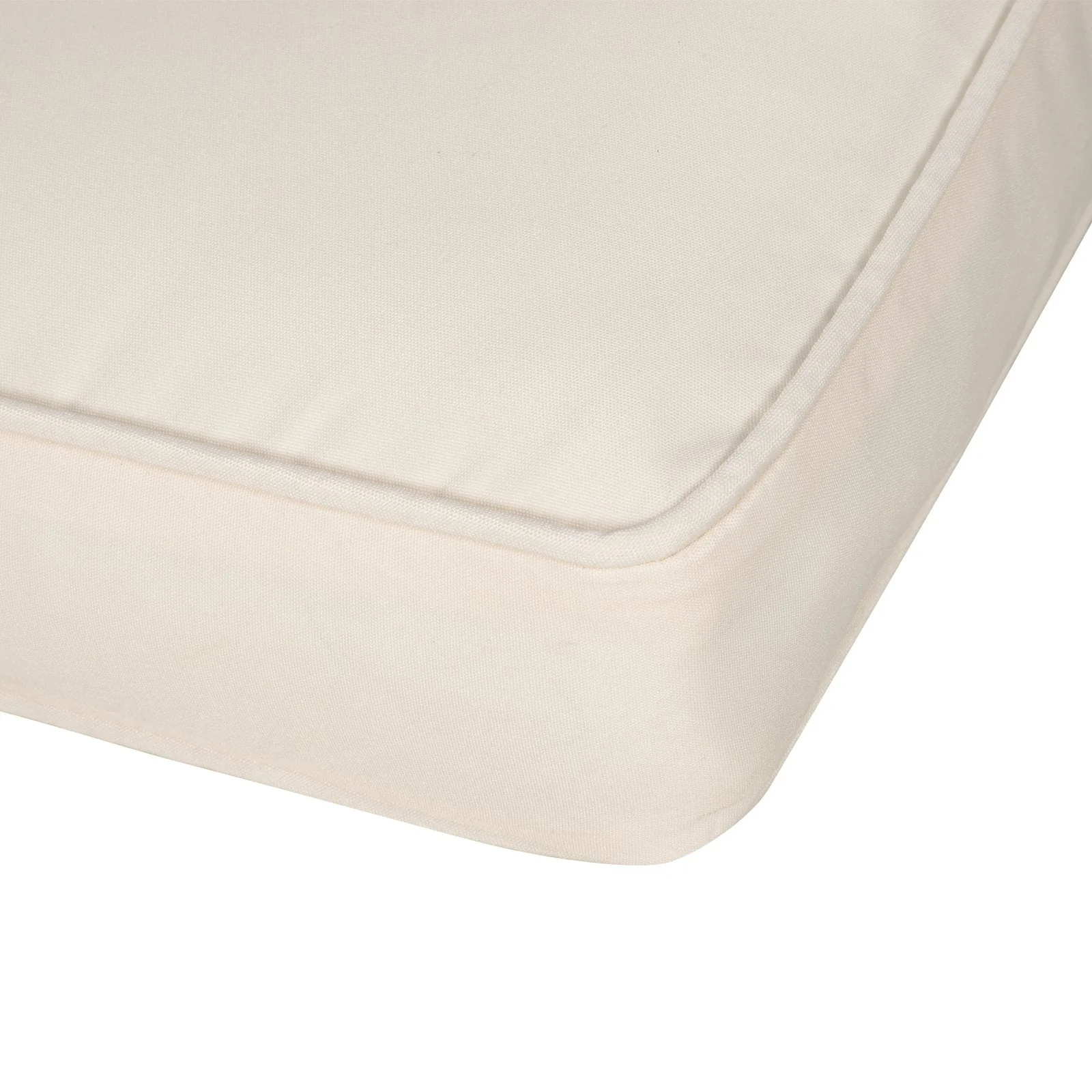 Outsunny Garden Rattan Sofa Cushion Polyester Cover Replacement Outdoor- No Cushion Included Beige - Image 8