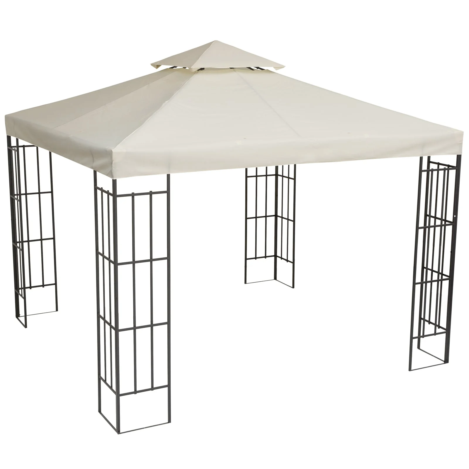 Outsunny Gazebo Replacement Canopy 3X3 M-Cream White - Image 7
