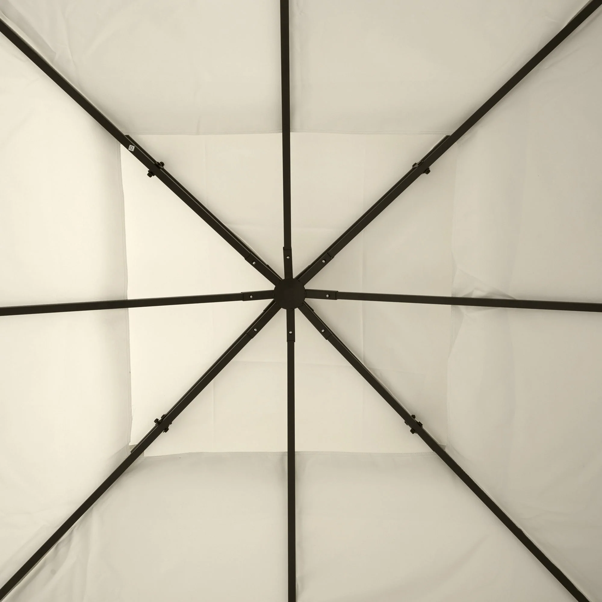 Outsunny Gazebo Replacement Canopy 3X3 M-Cream White - Image 8