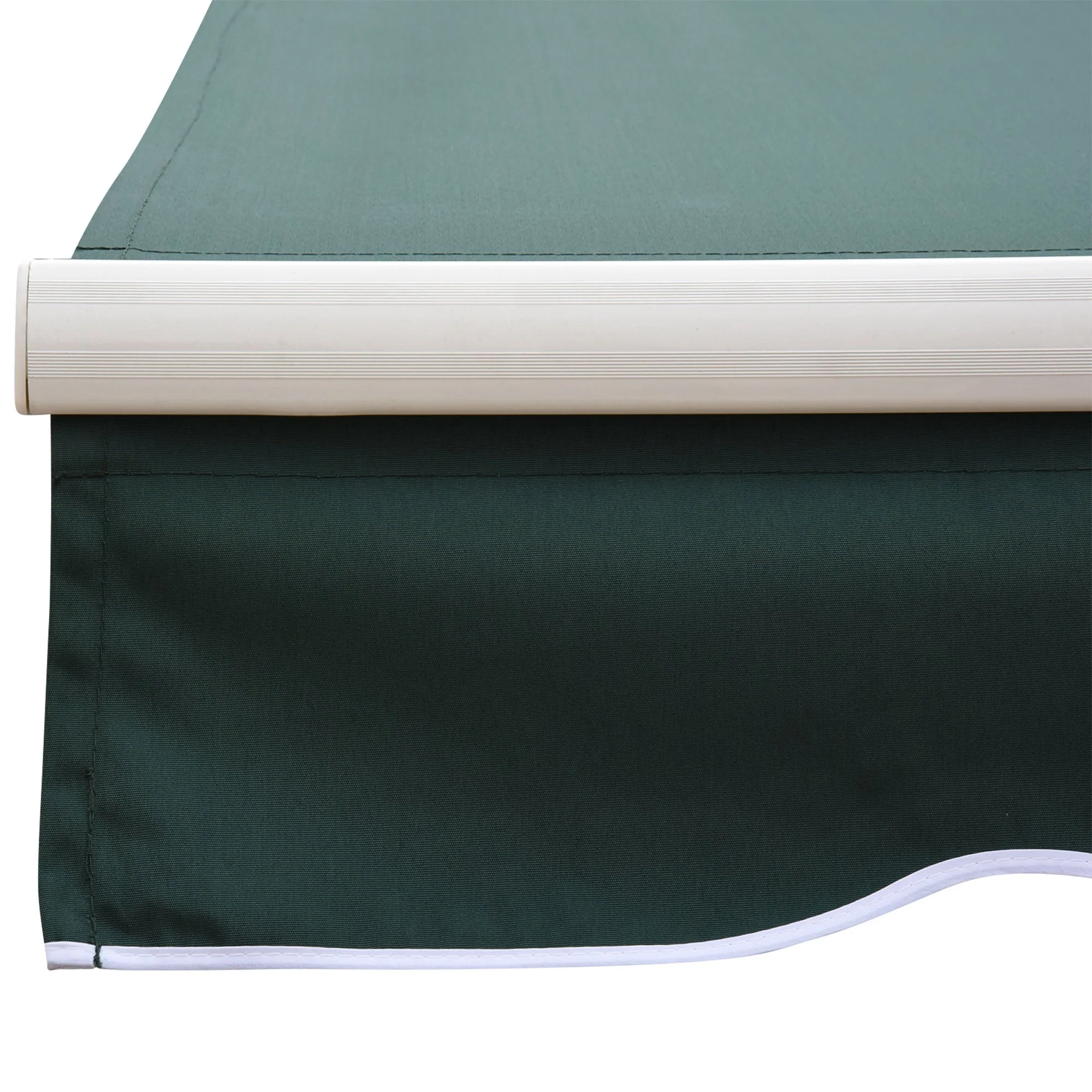 Outsunny Manual Retractable Awning 2.5X2 M-Dark Green - Image 9