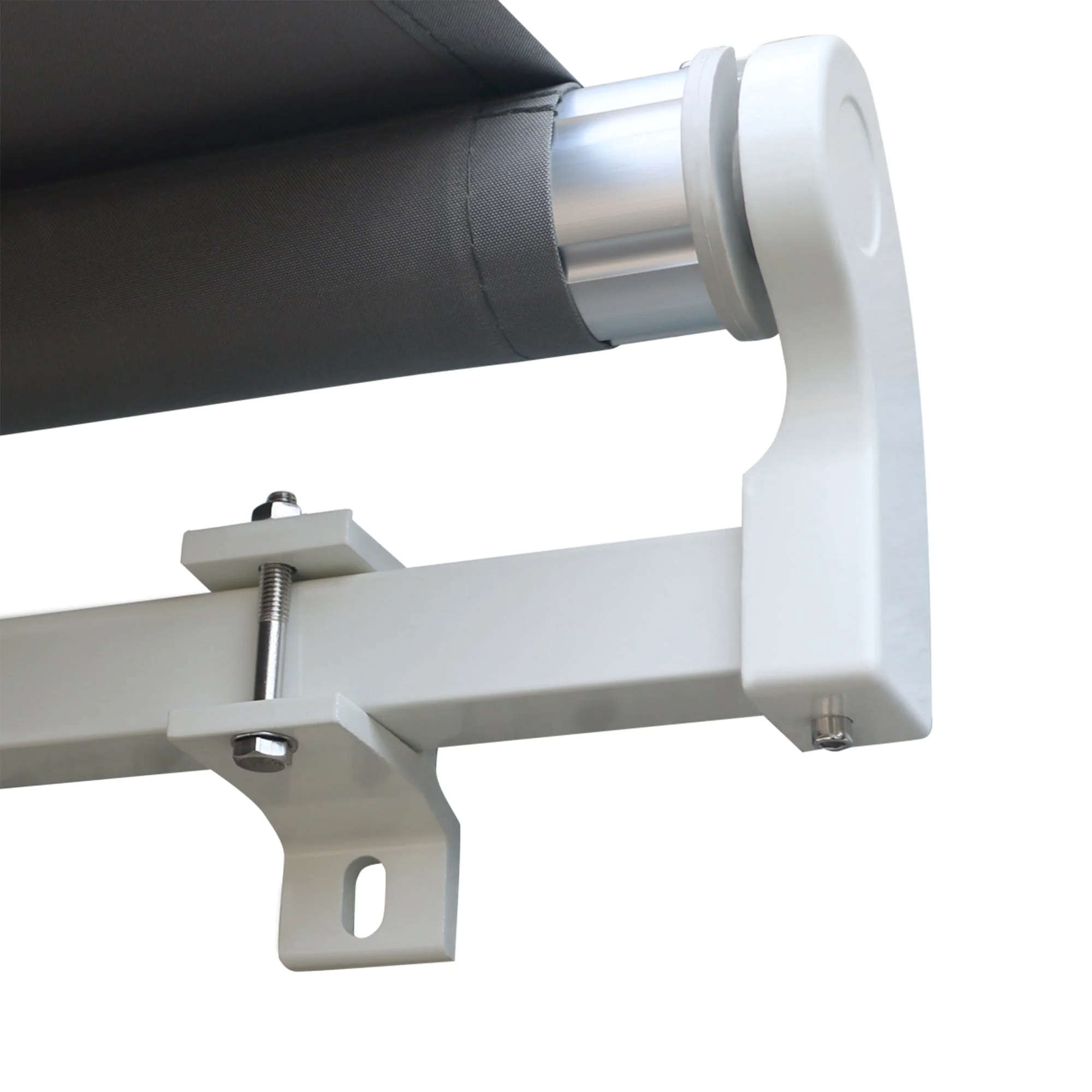 Outsunny Manual Retractable Awning Size (4M X3M)-Grey - Image 8
