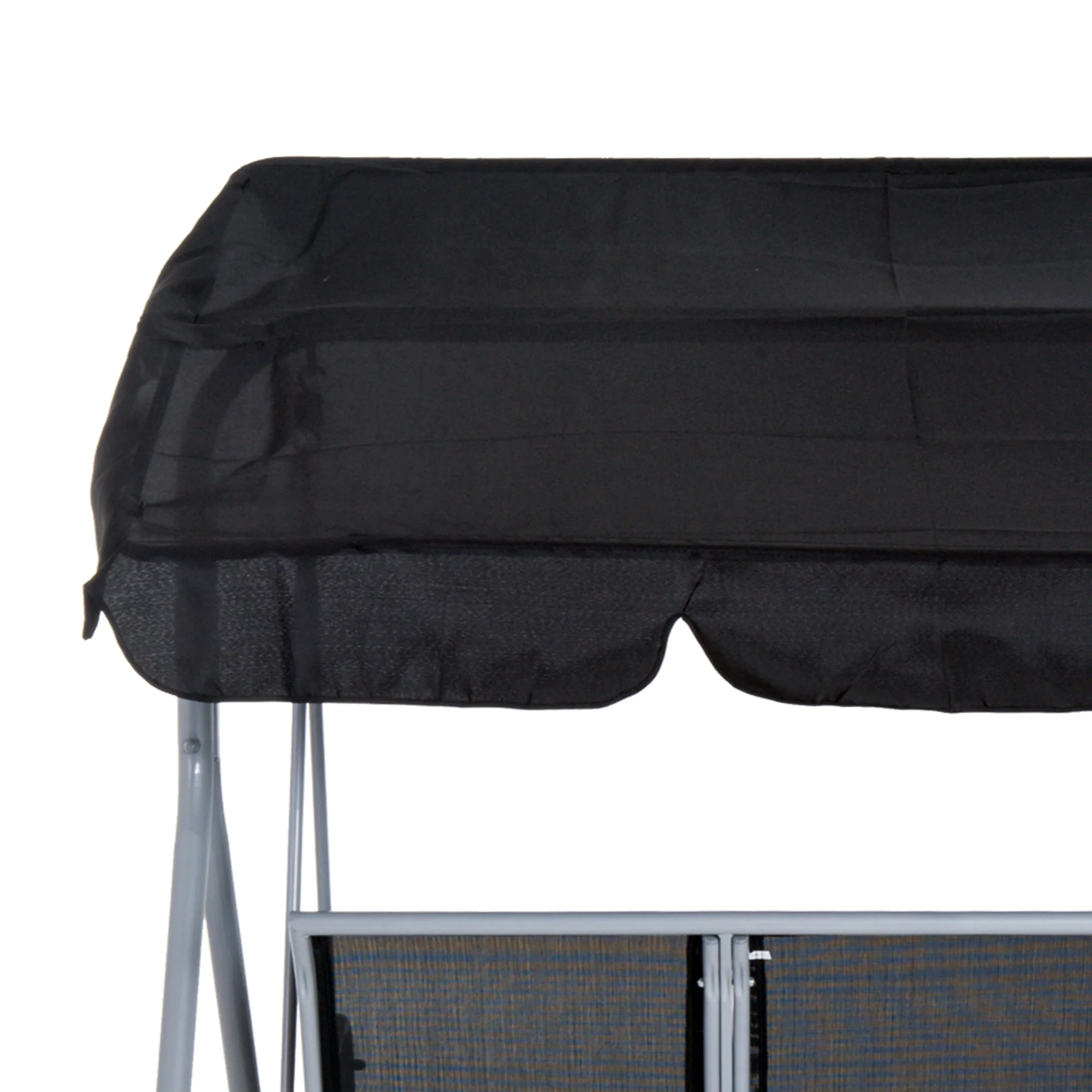 Outsunny Outdoor 3-Seater Swing Chair-Black - Image 8
