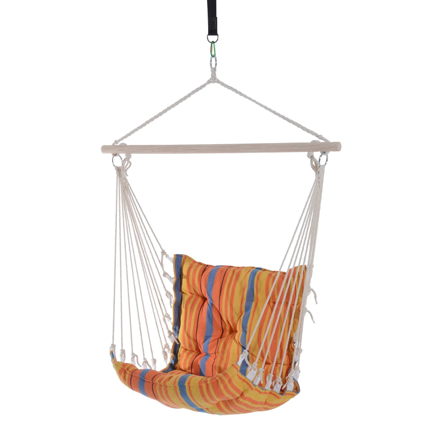 Outsunny Outdoor Hanging Rope Chair With Soft Padded Seat & Backrest - Image 7