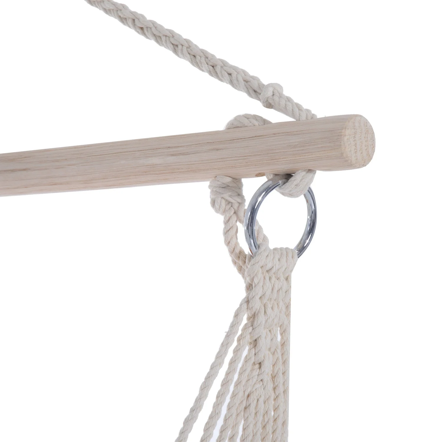 Outsunny Outdoor Hanging Rope Chair With Soft Padded Seat & Backrest - Image 8