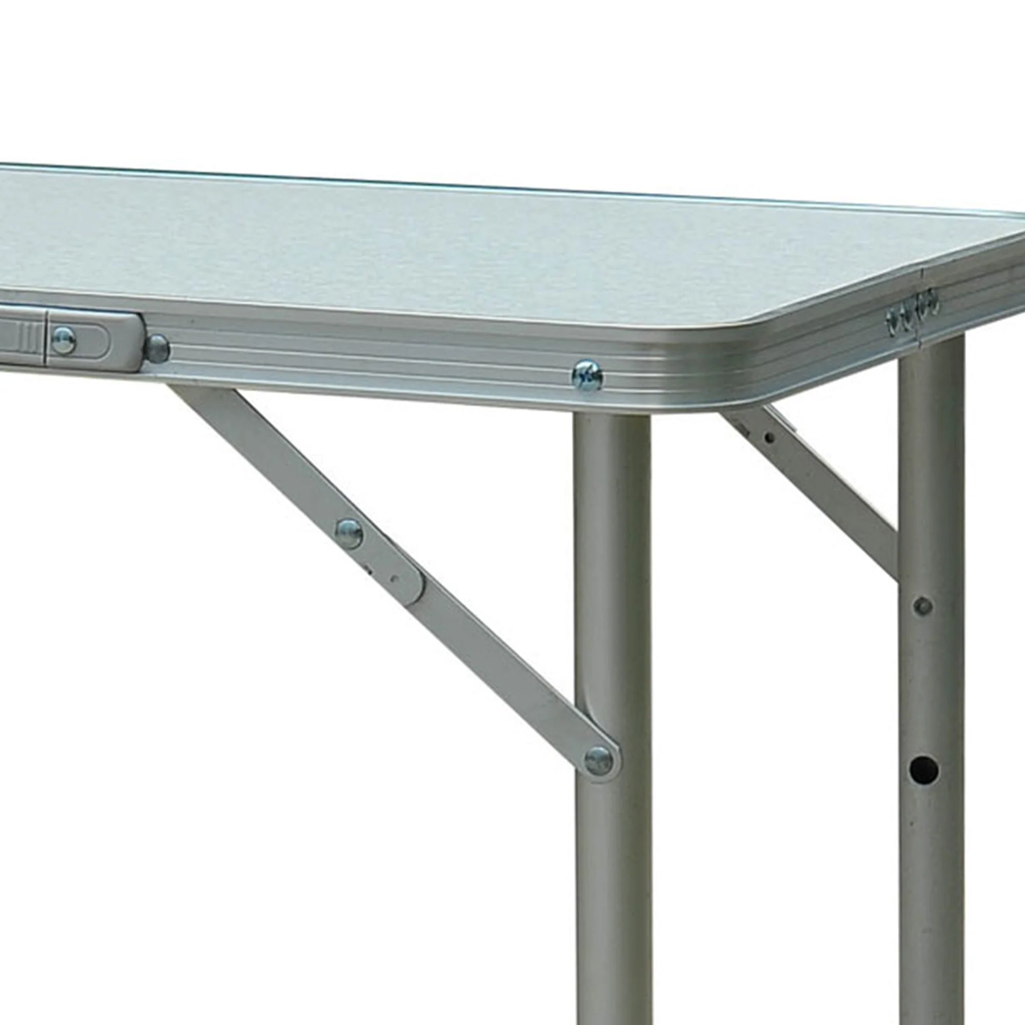 Outsunny Patio Foldable Picnic Table-Silver - Image 7