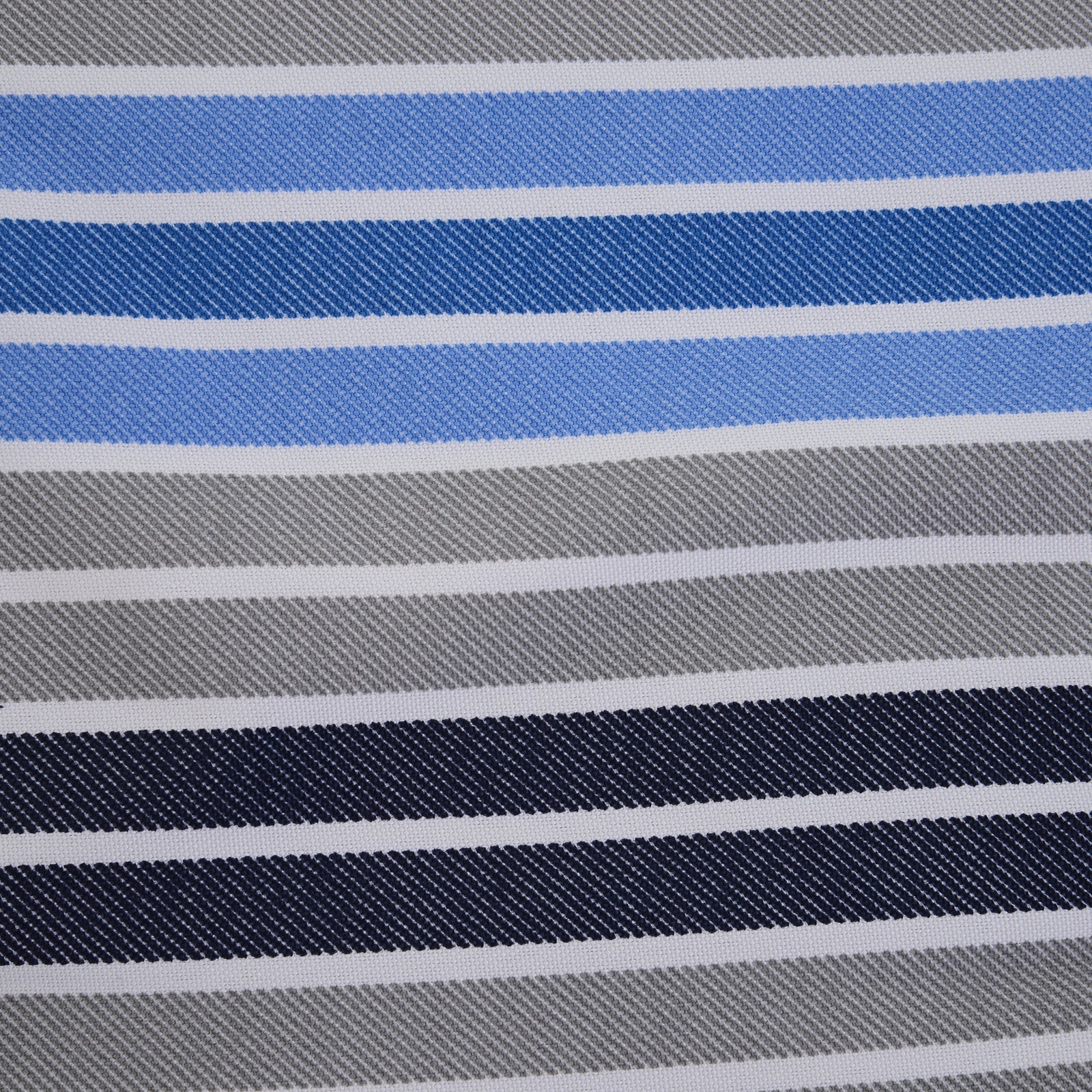 Outsunny Polyester Set Of 2 Swing Chair Cushion Blue Stripes - Image 7