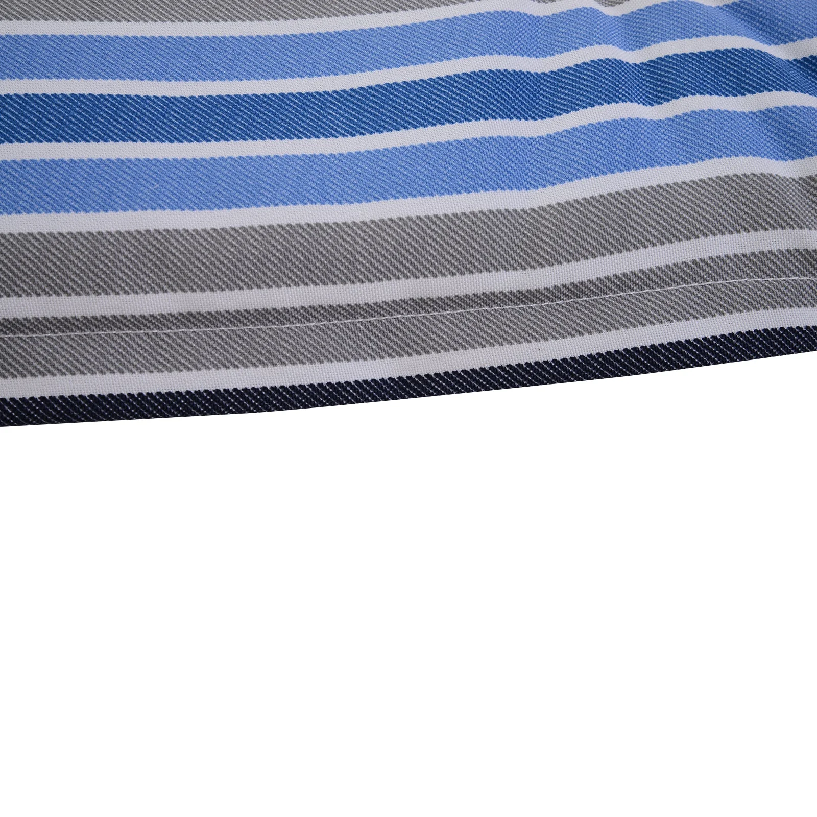 Outsunny Polyester Set Of 2 Swing Chair Cushion Blue Stripes - Image 8