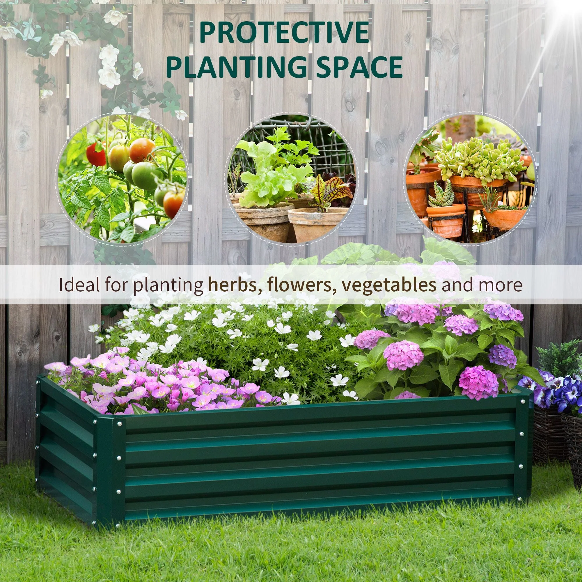 Outsunny Raised Beds for Garden - Image 5
