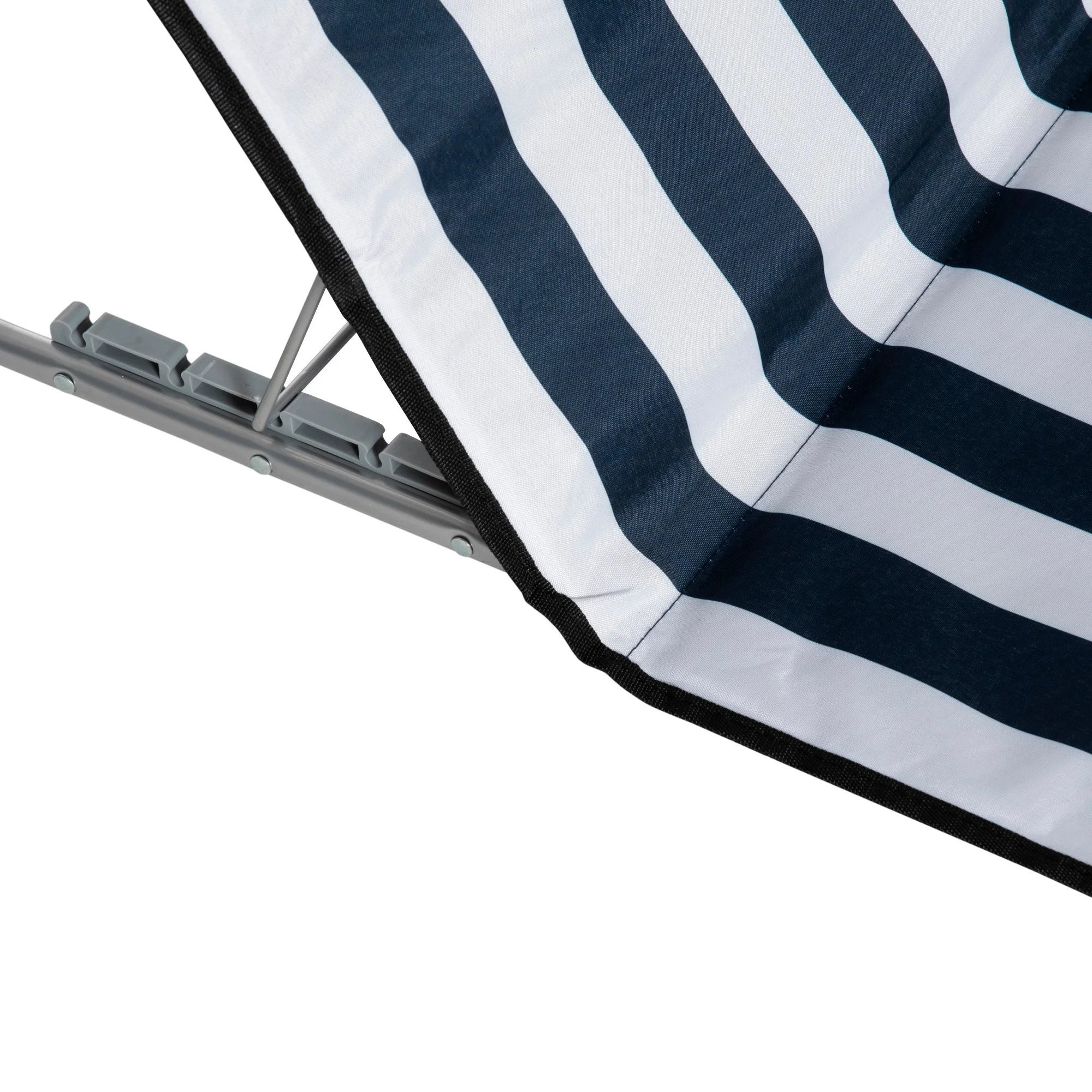 Outsunny Set Of 2 Beach Mat Seat Adjustable Back Metal Frame Fabric Cover Foldable w/ Bag - Image 8