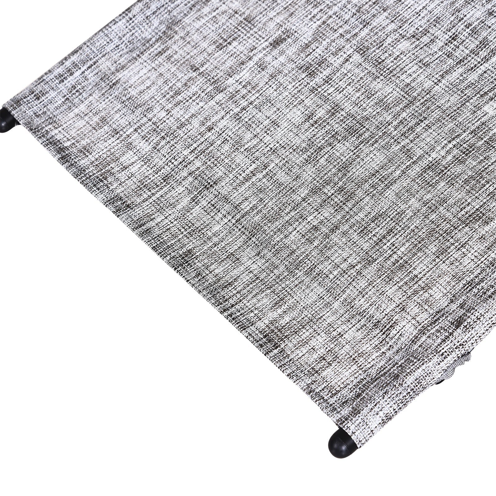 Outsunny Steel Frame Zero Gravity Rocking Lounge Chair With Pillow Grey - Image 9