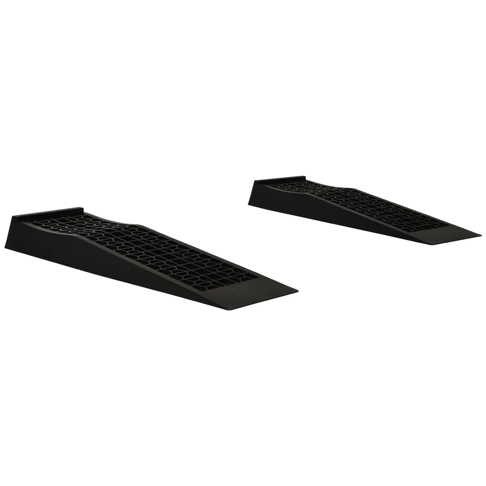 Pair of 2 Low Entrance Plastic Curb Ramps Anti-Slip Surface 3 Ton Capacity Garage Workshop Cars SUVs Small Vans - Image 6