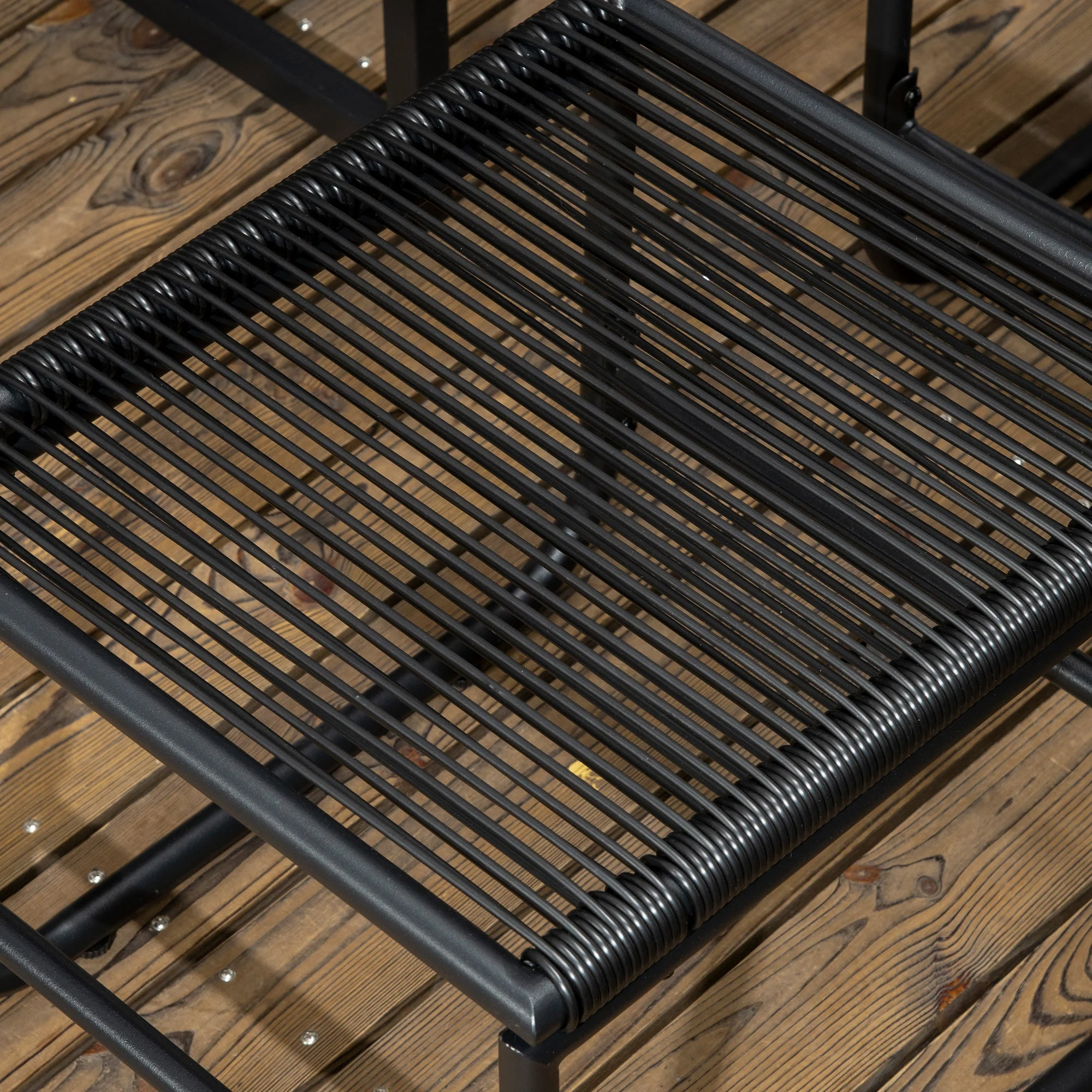 Patio 11-Piece PE Rattan Dining Set - Image 8