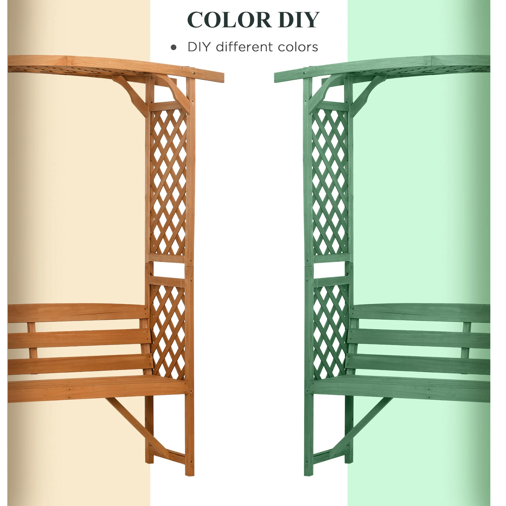 Patio Garden Bench - Image 5