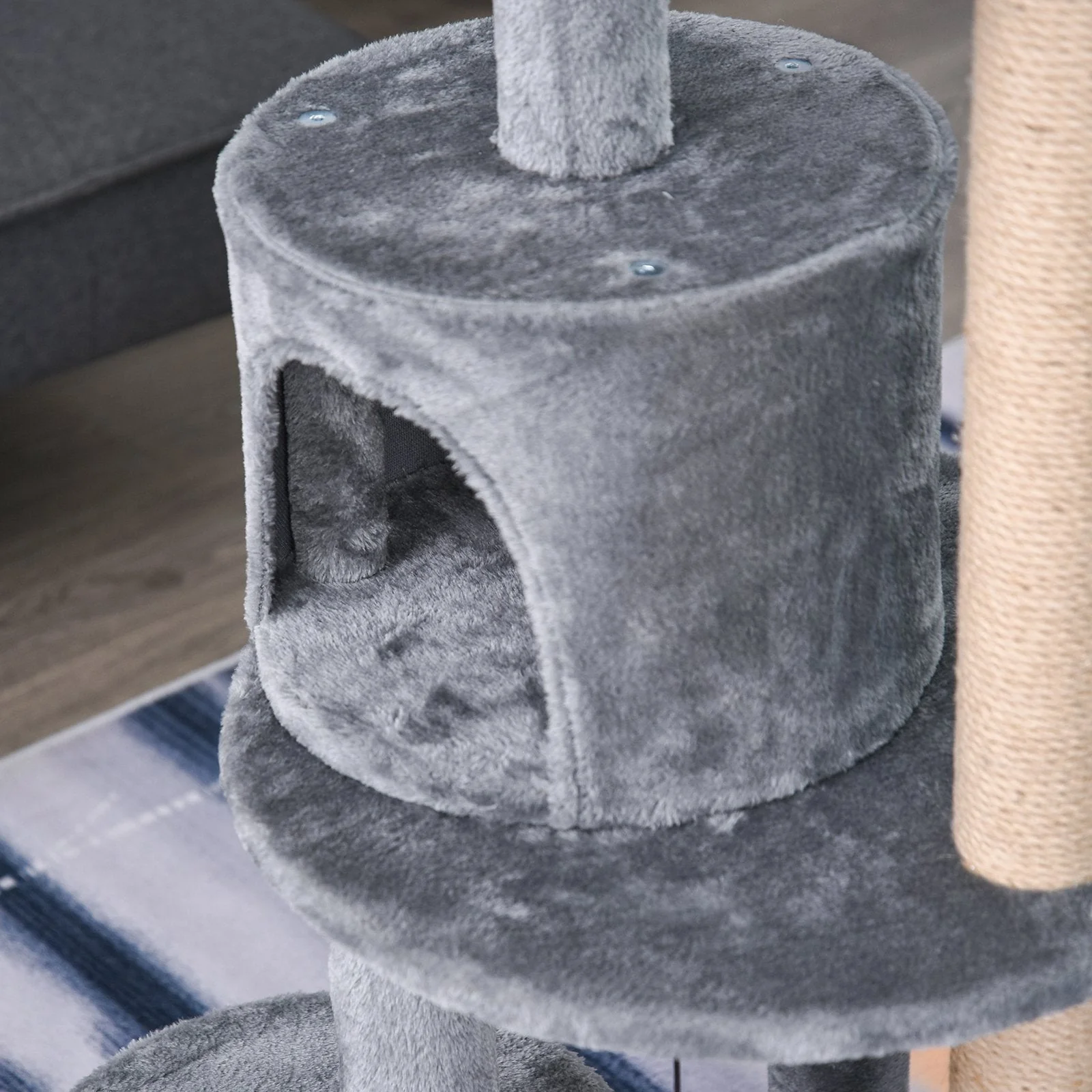 PawHut 104 cm Cat Tree - Image 5