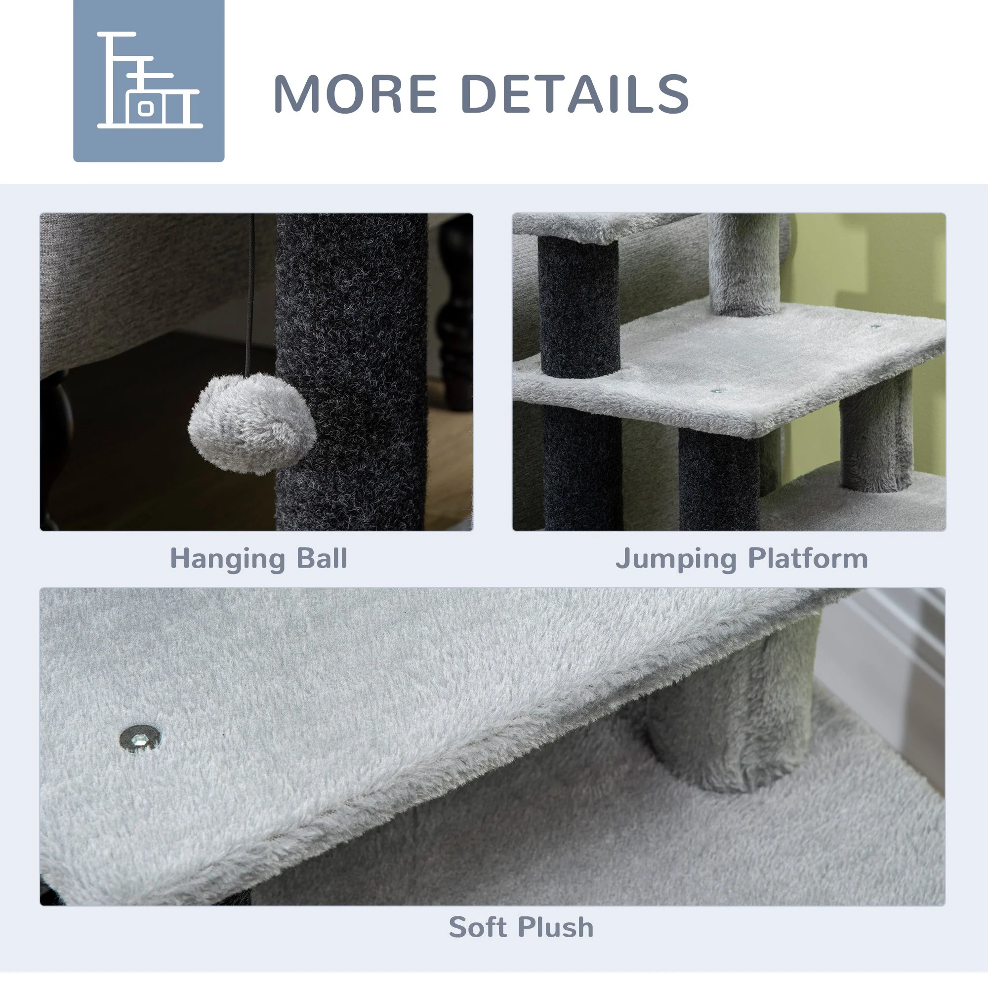 PawHut 3-Step/ 4-Step Adjustable Height Pet Stairs - Image 7