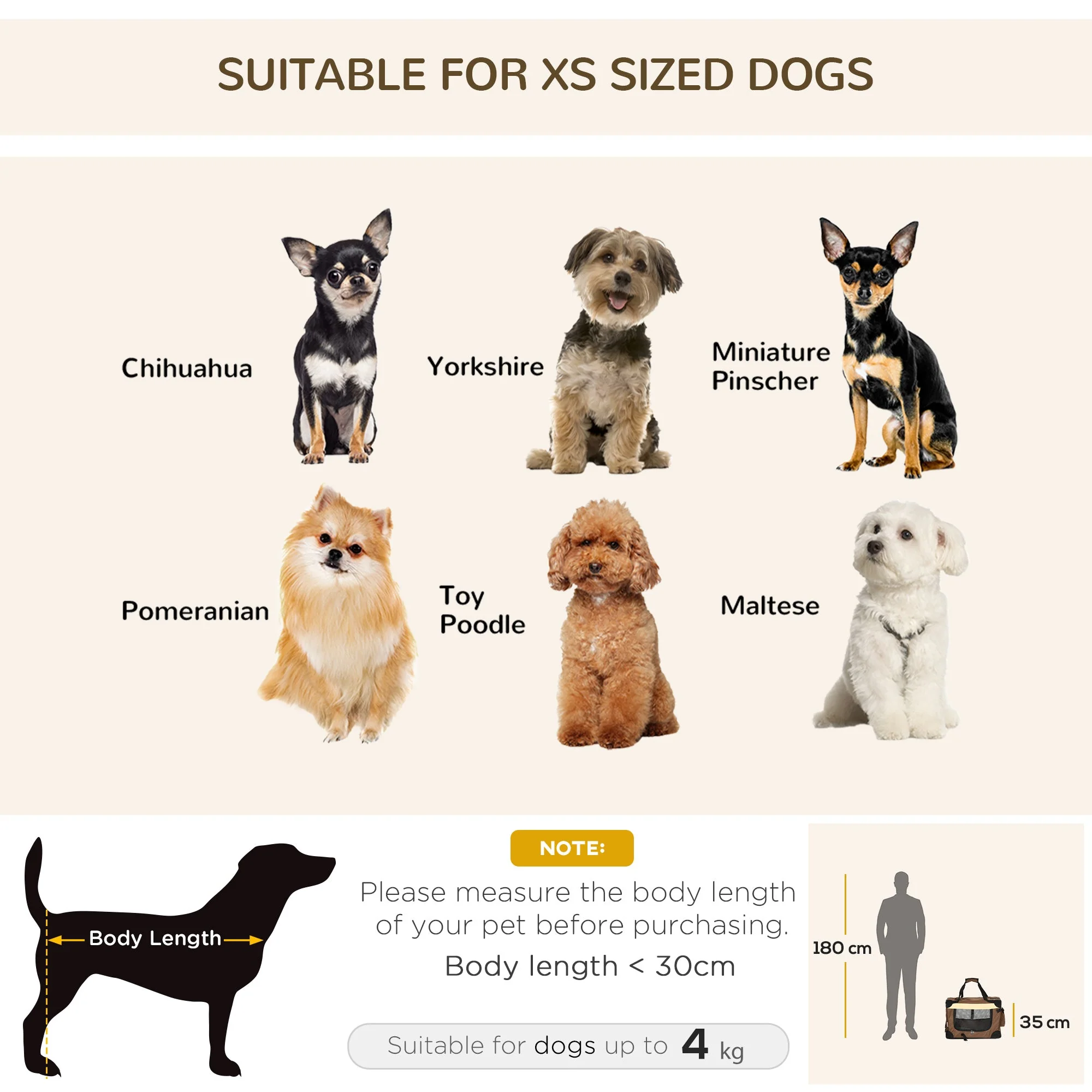 PawHut 51cm Foldable Pet Carrier - Image 7