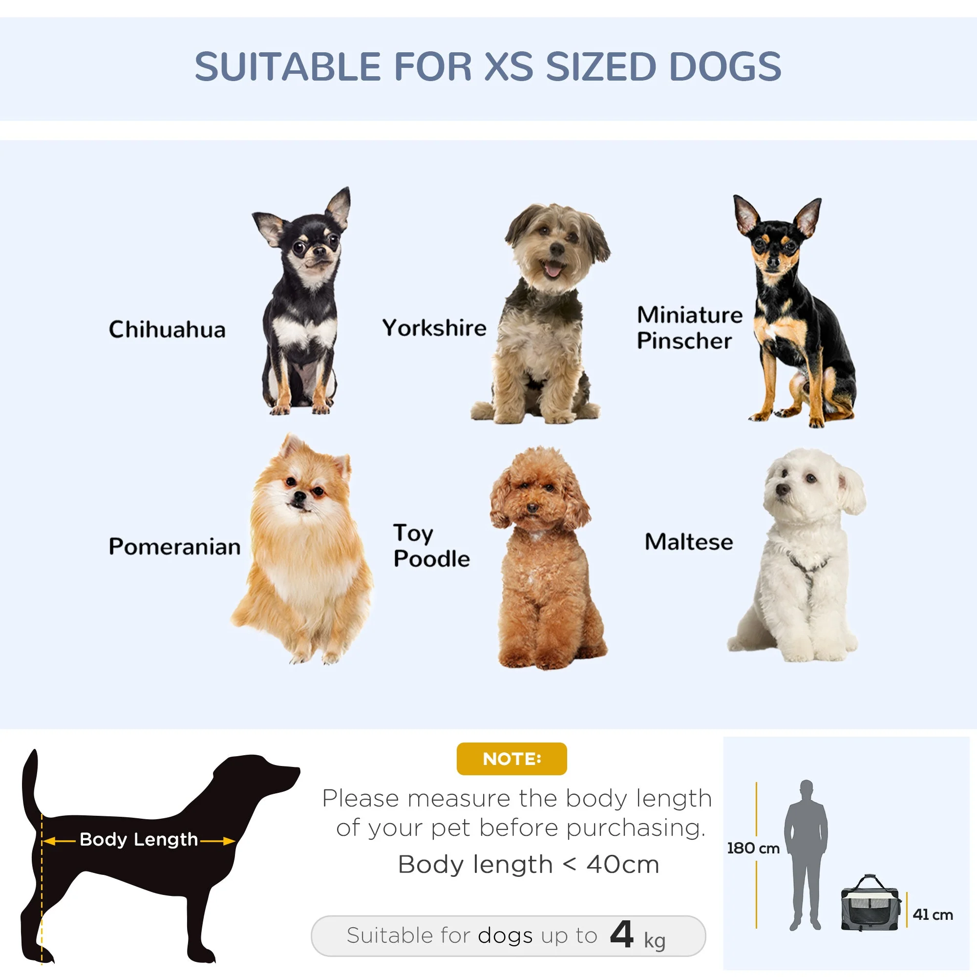 PawHut 60cm Foldable Pet Carrier - Image 5