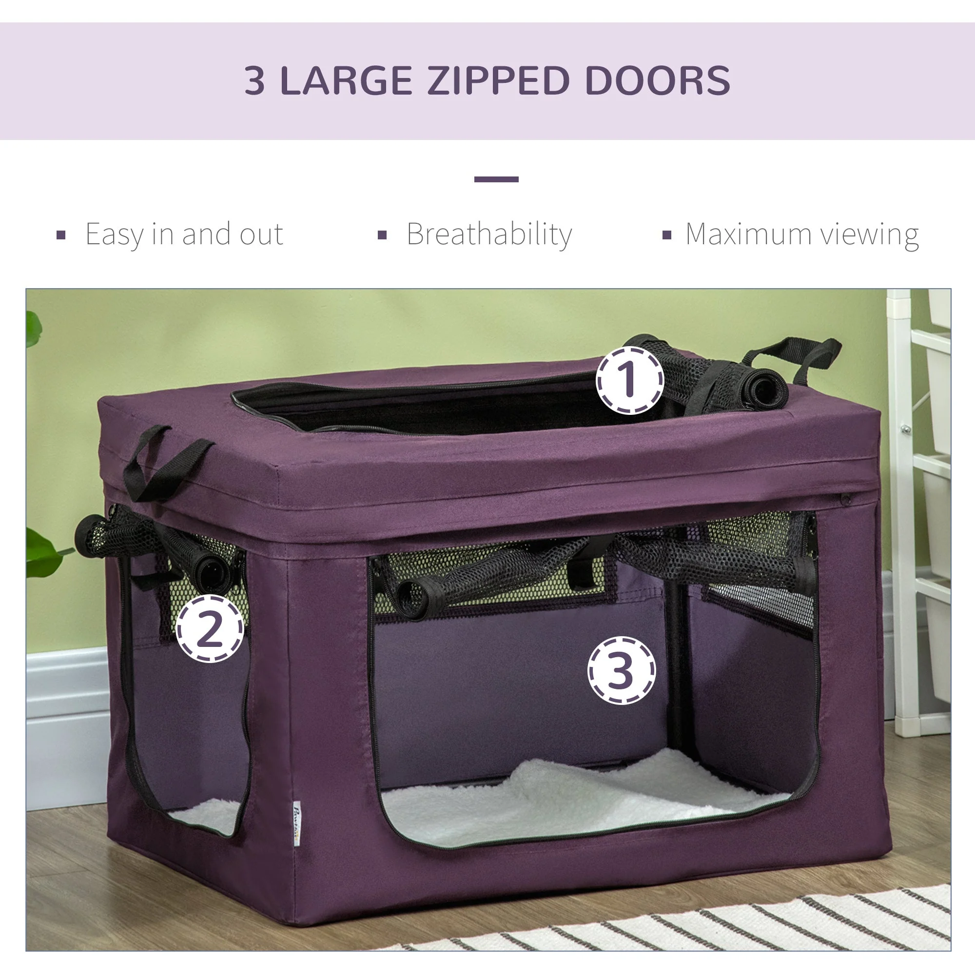 PawHut 60cm Pet Carrier - Image 4