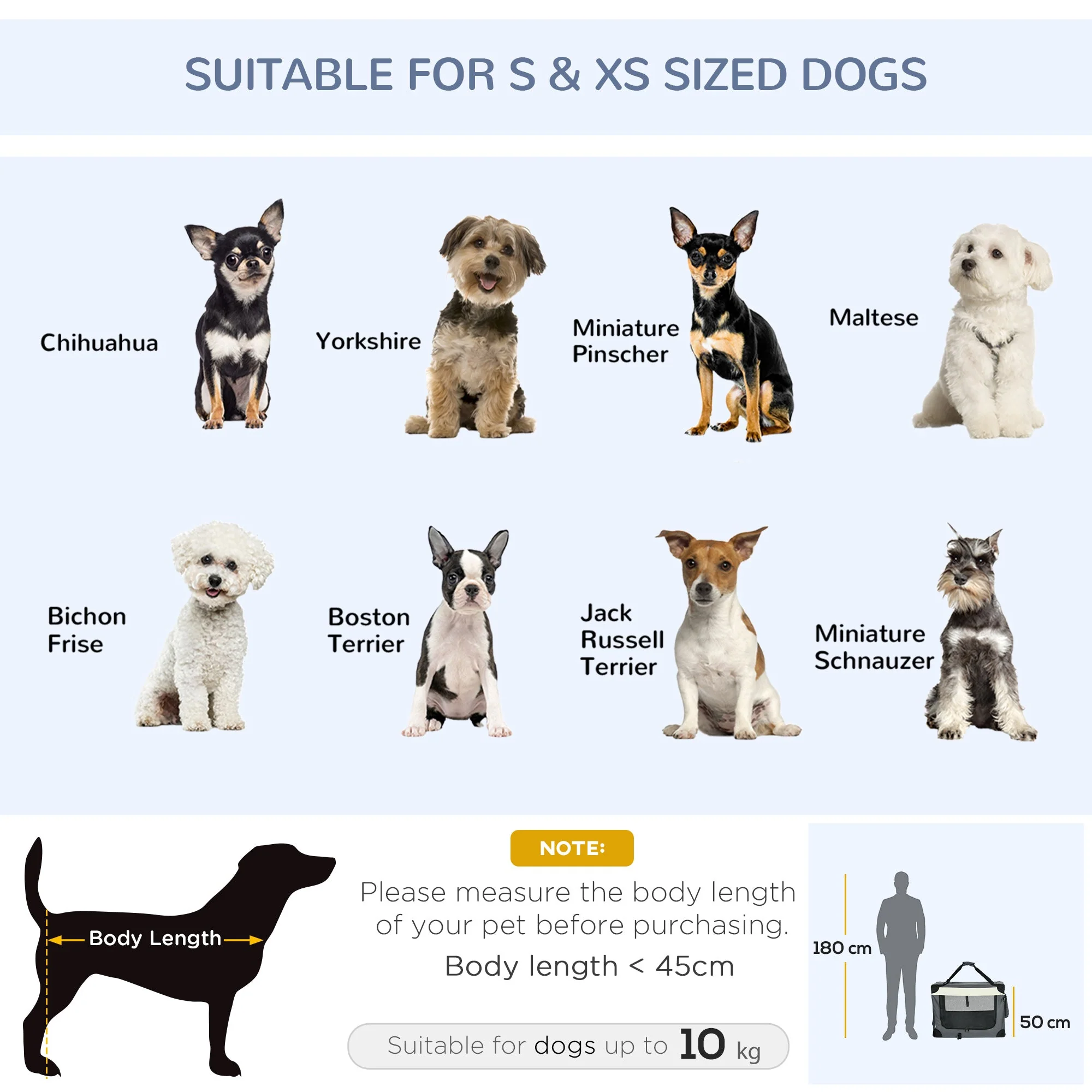 PawHut 70cm Foldable Pet Carrier - Image 6