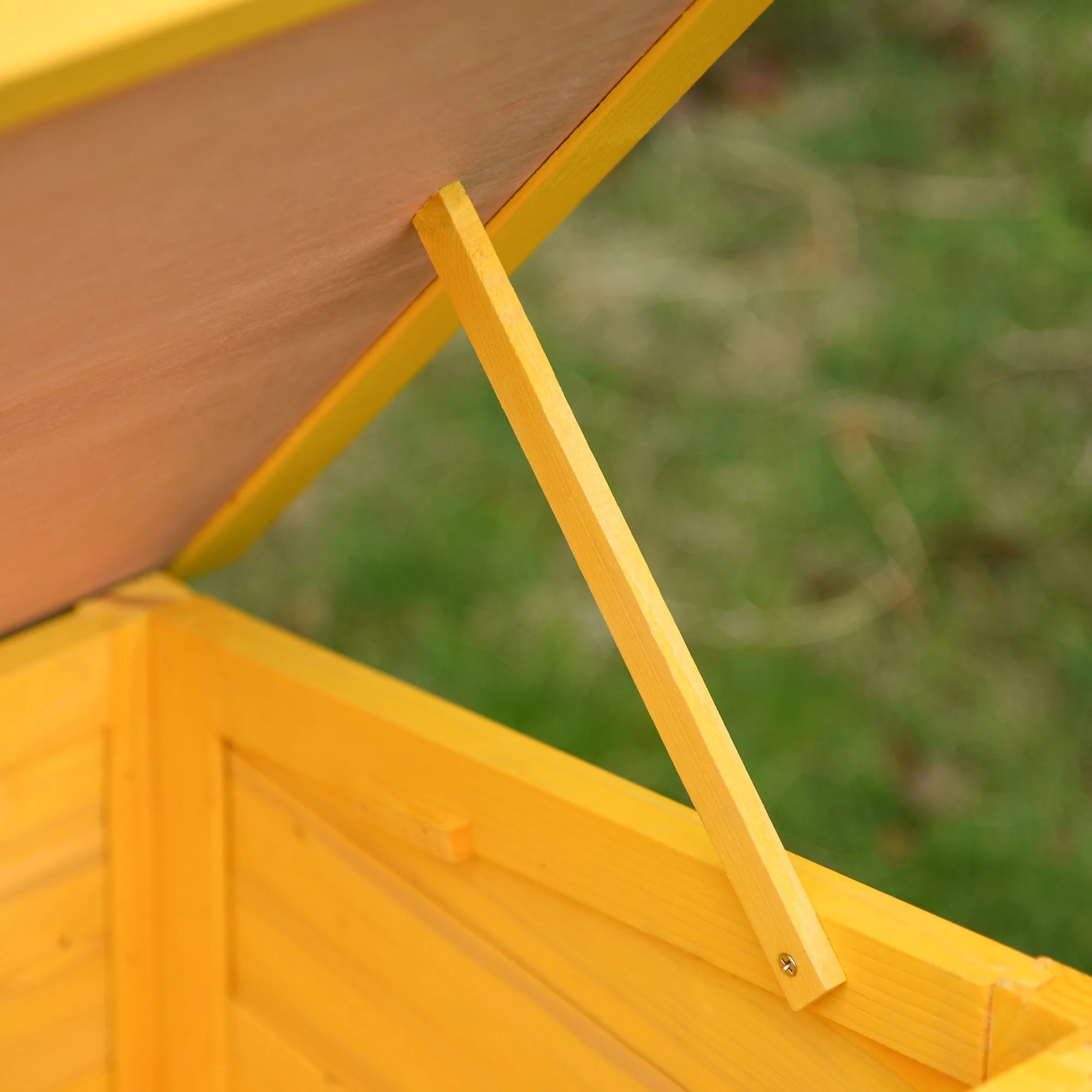 PawHut 70L×51.5W×60H cm Wooden Pet House - Image 9