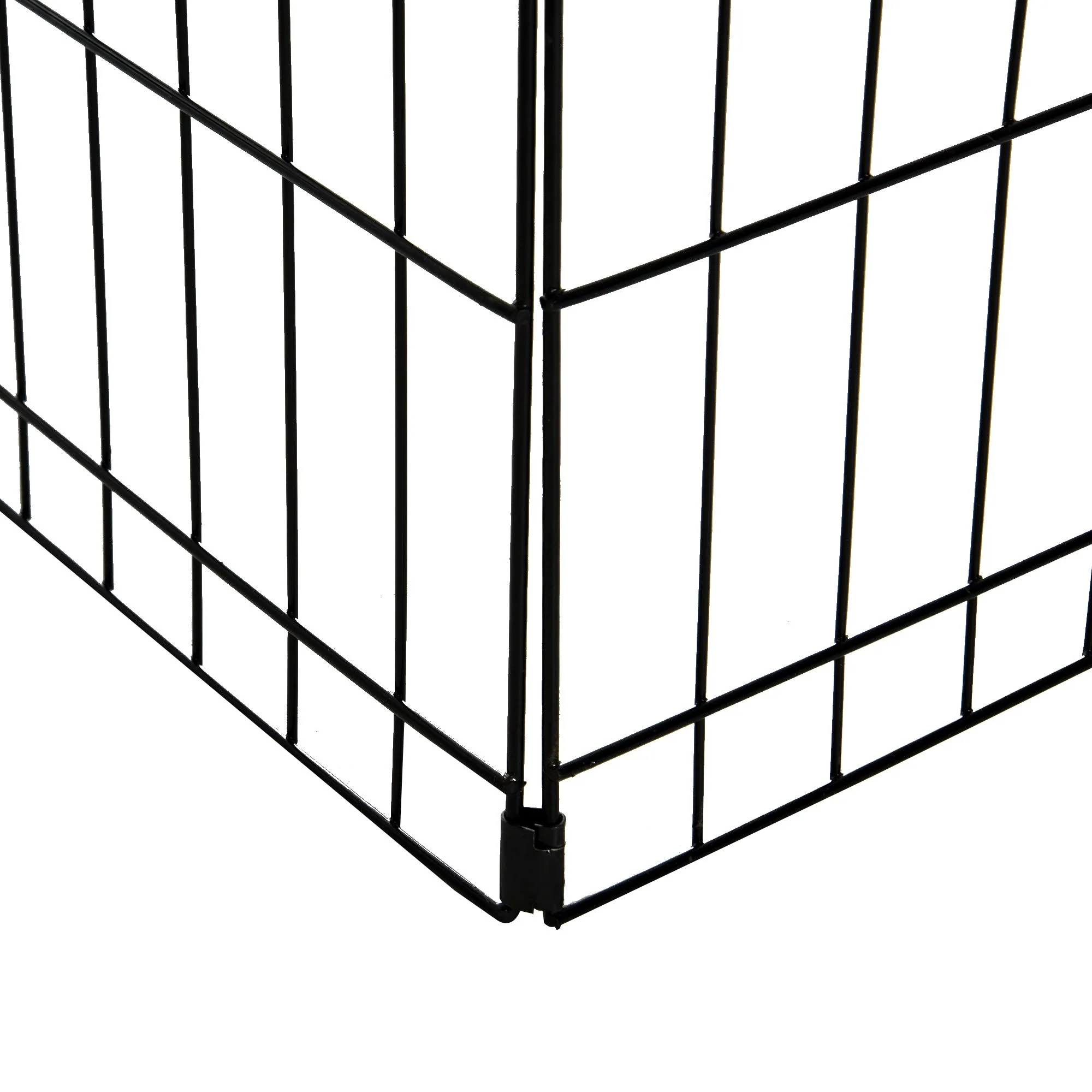 PawHut 8 Panel Dog Playpen Puppy Pen Rabbits Guinea Metal Crate Pet Cage Run Indoor Outdoor - Image 8