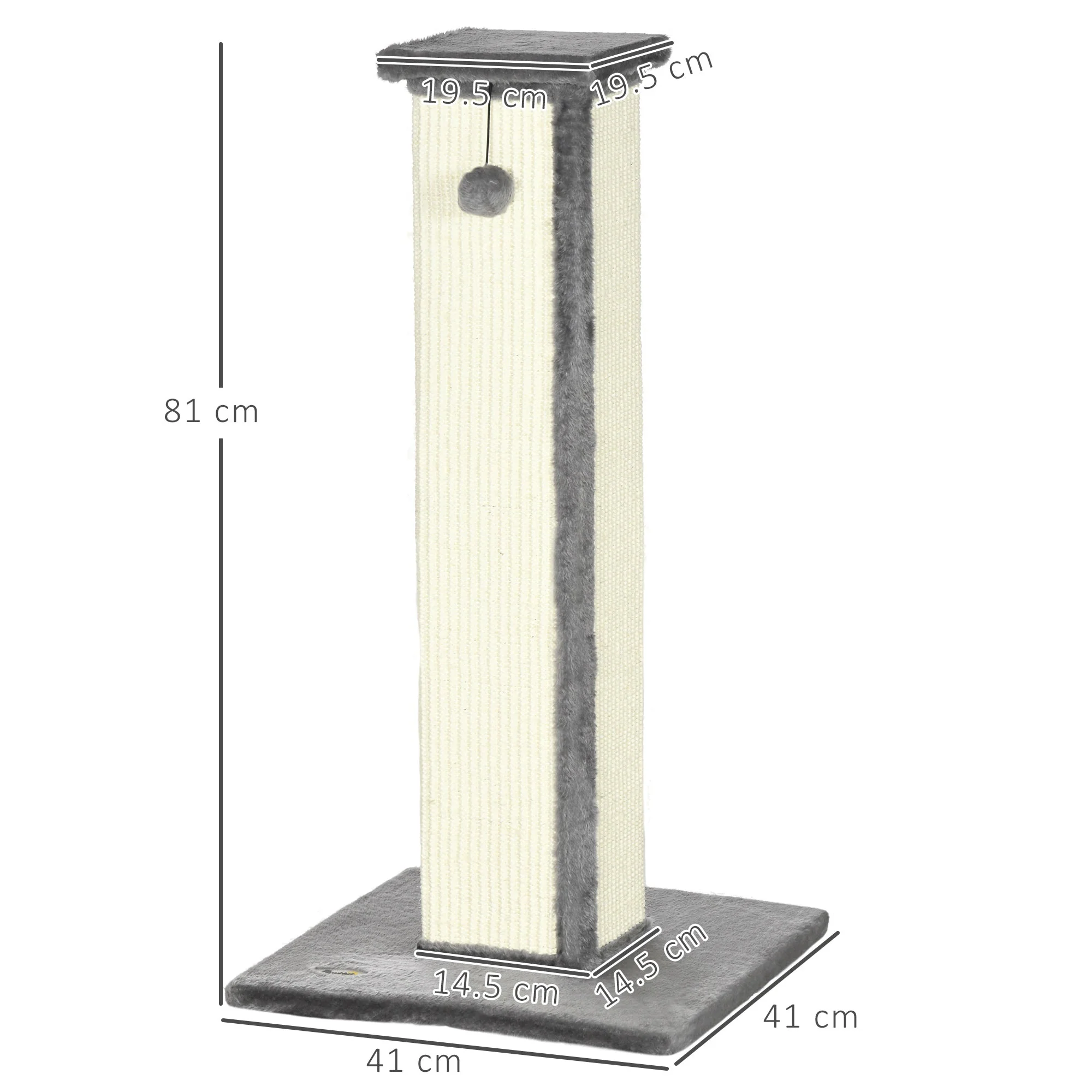 PawHut 81cm Cat Scratcher - Image 6