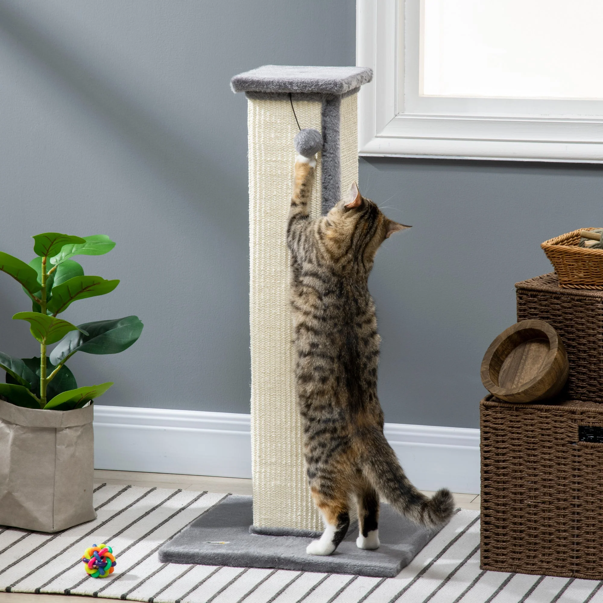 PawHut 81cm Cat Scratcher - Image 8